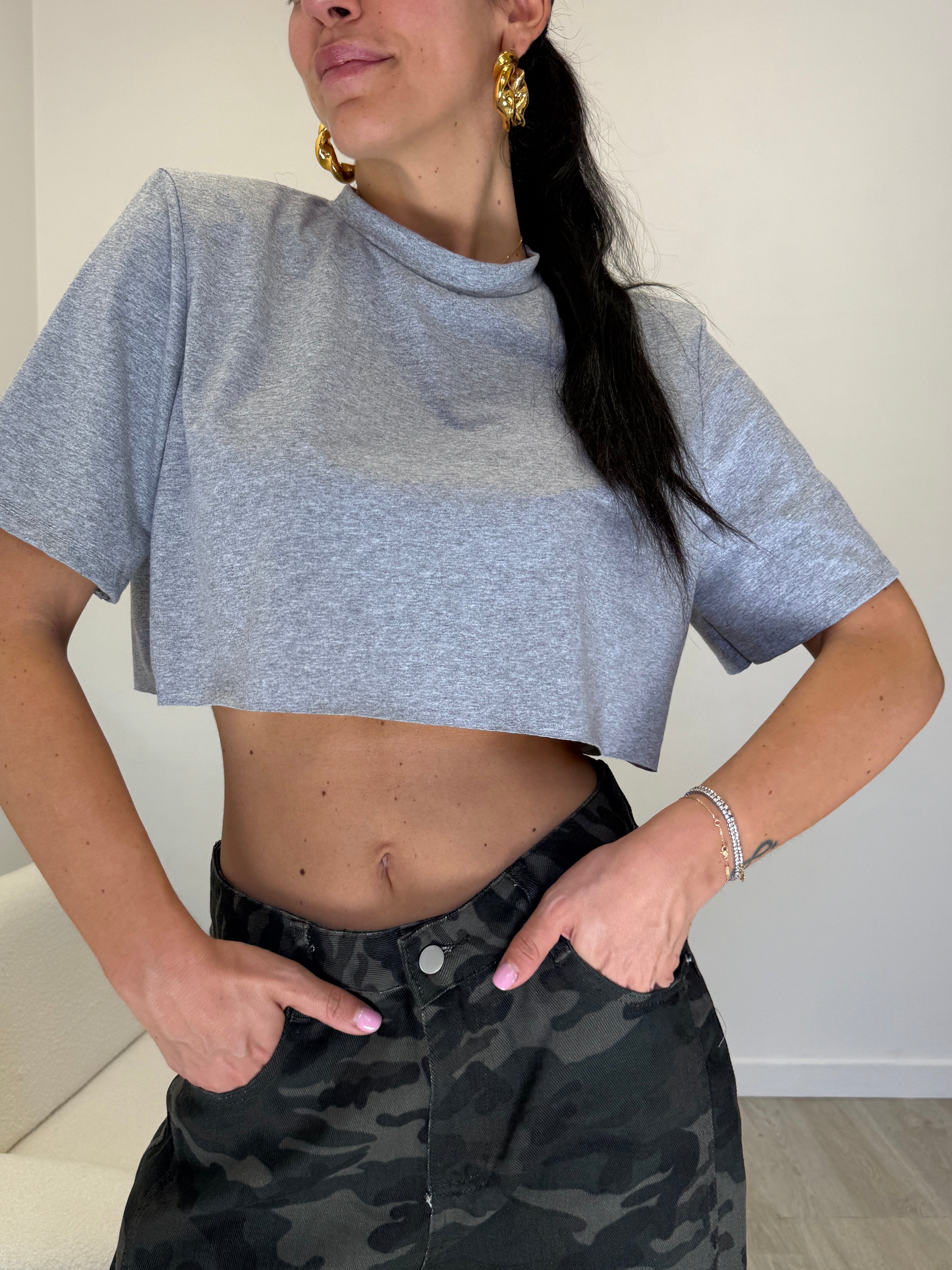T-SHIRT CROP 5636