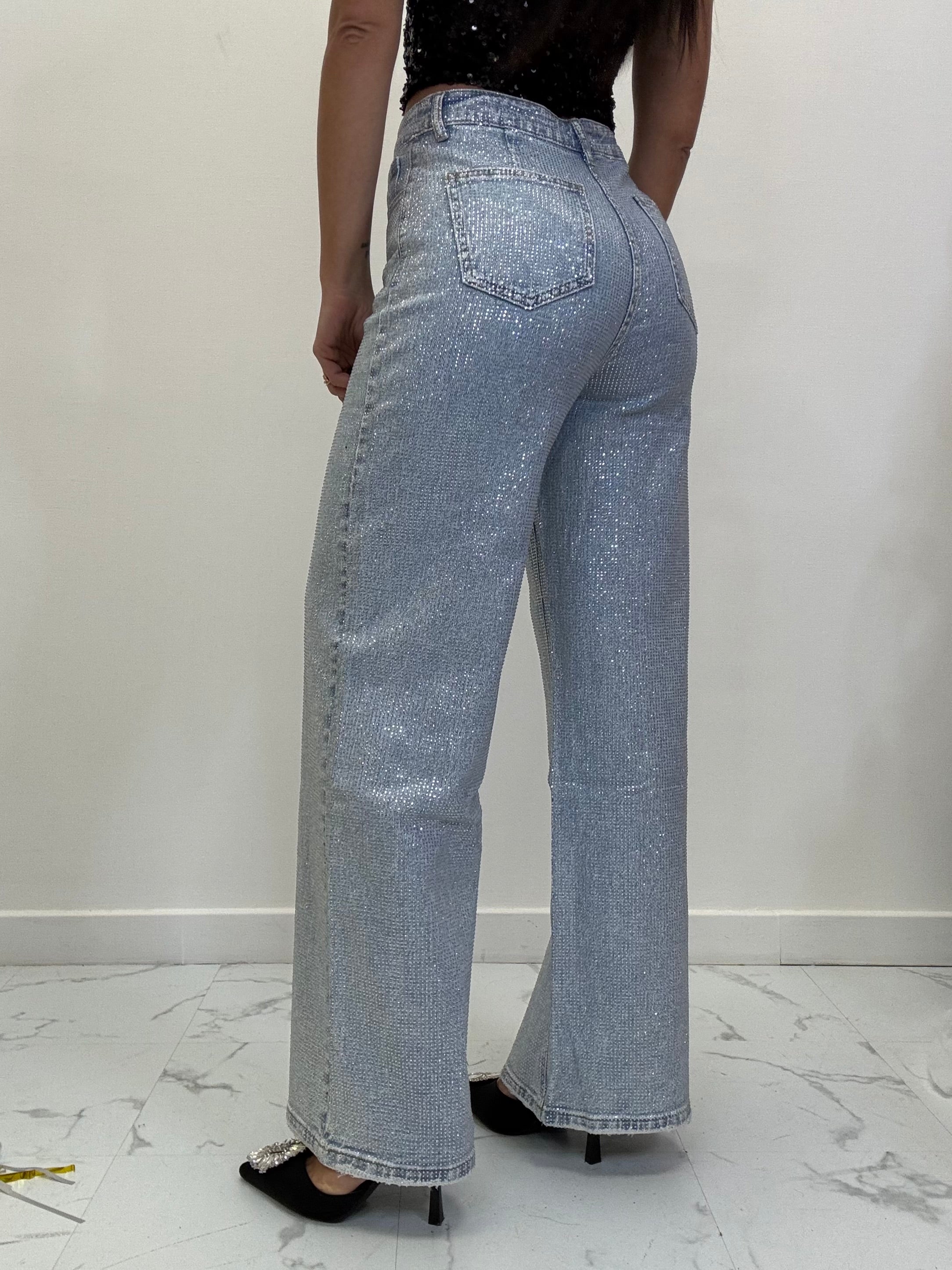 JEANS FULL SWAROVSKI 3332 DENIM-ST