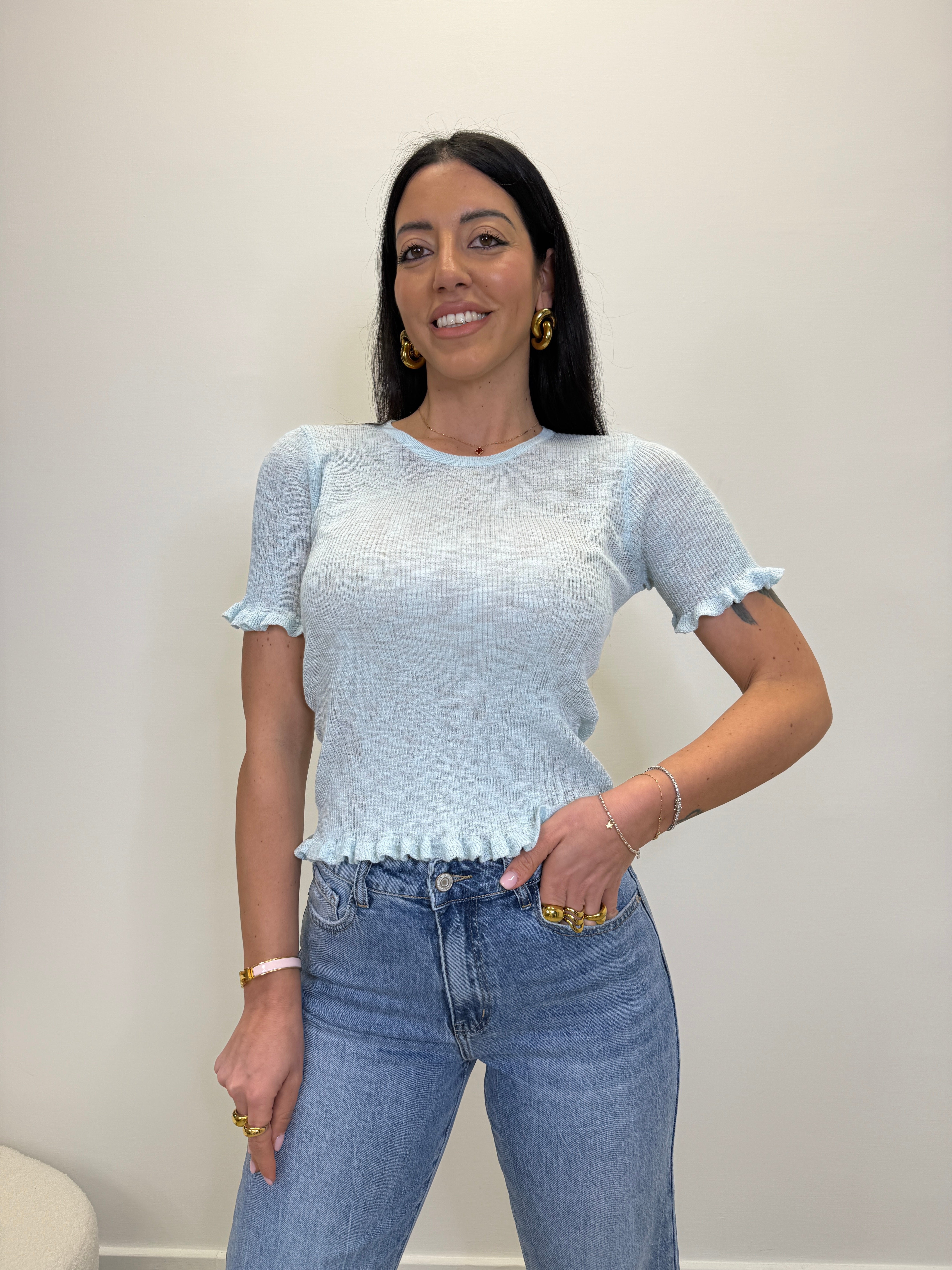 T-SHIRT SEMI TRASPARENTE 537