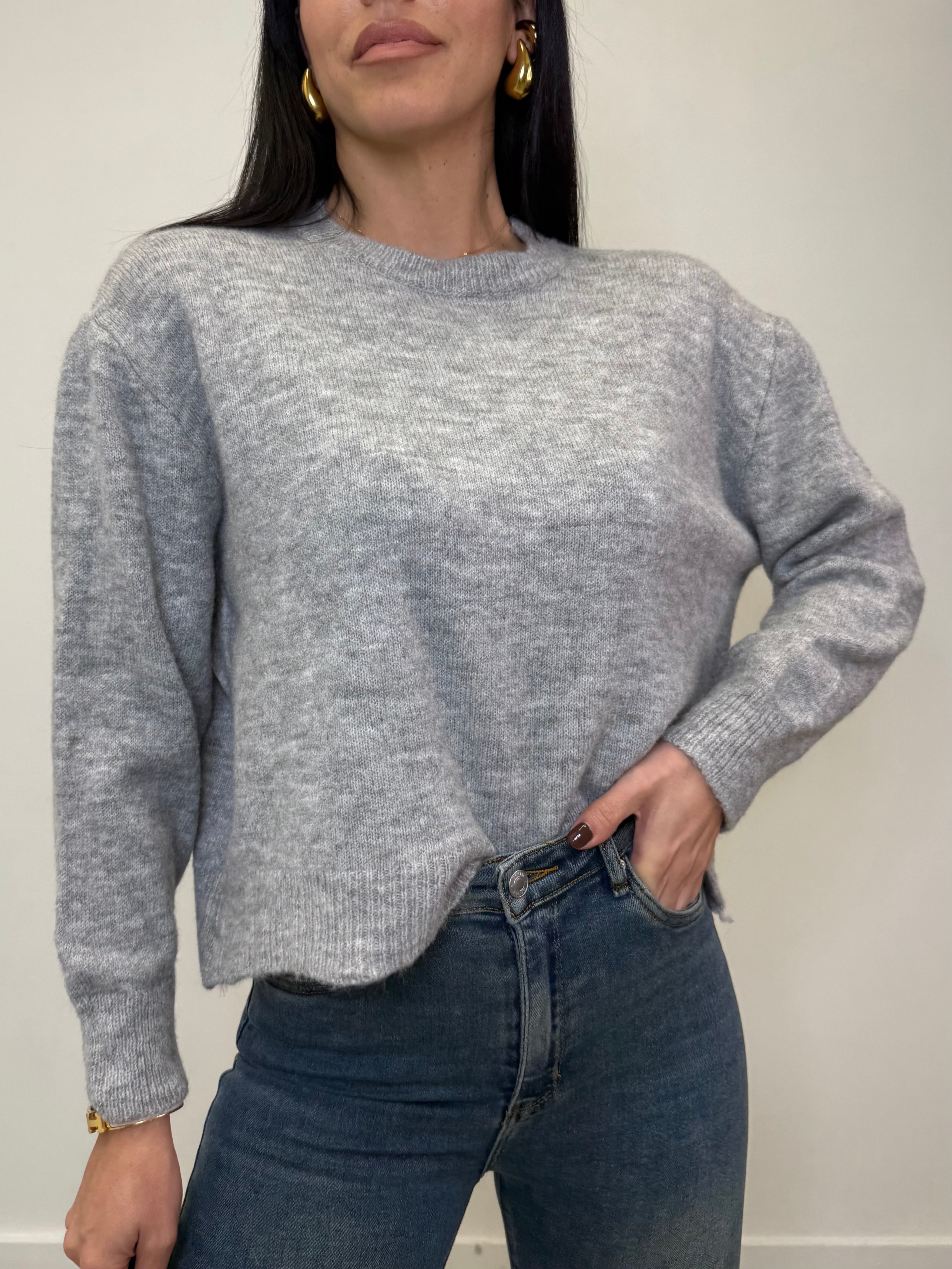 PULL BASIC EFFETTO LANA 0958