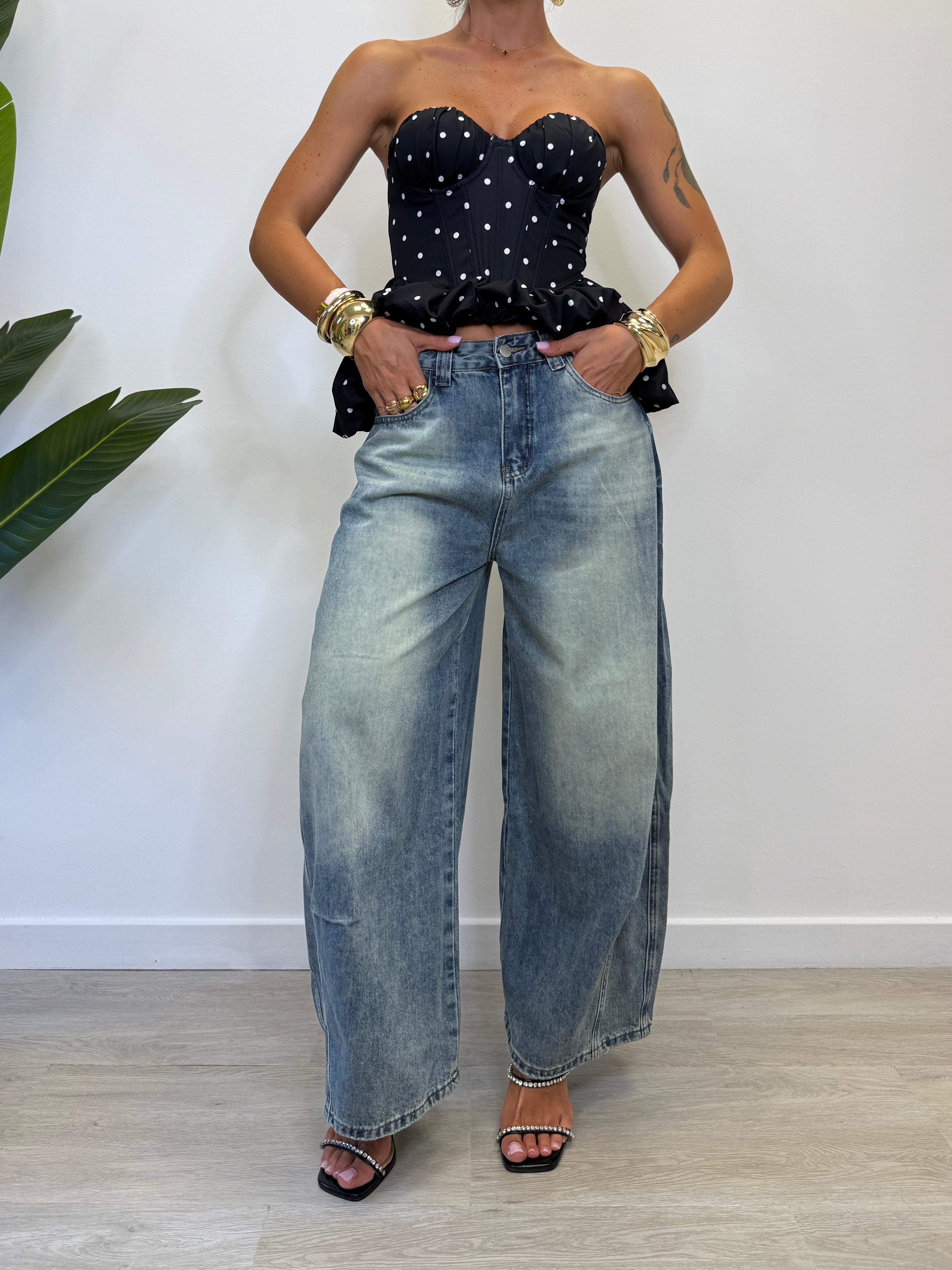 JEANS BAGGY OVER 80599