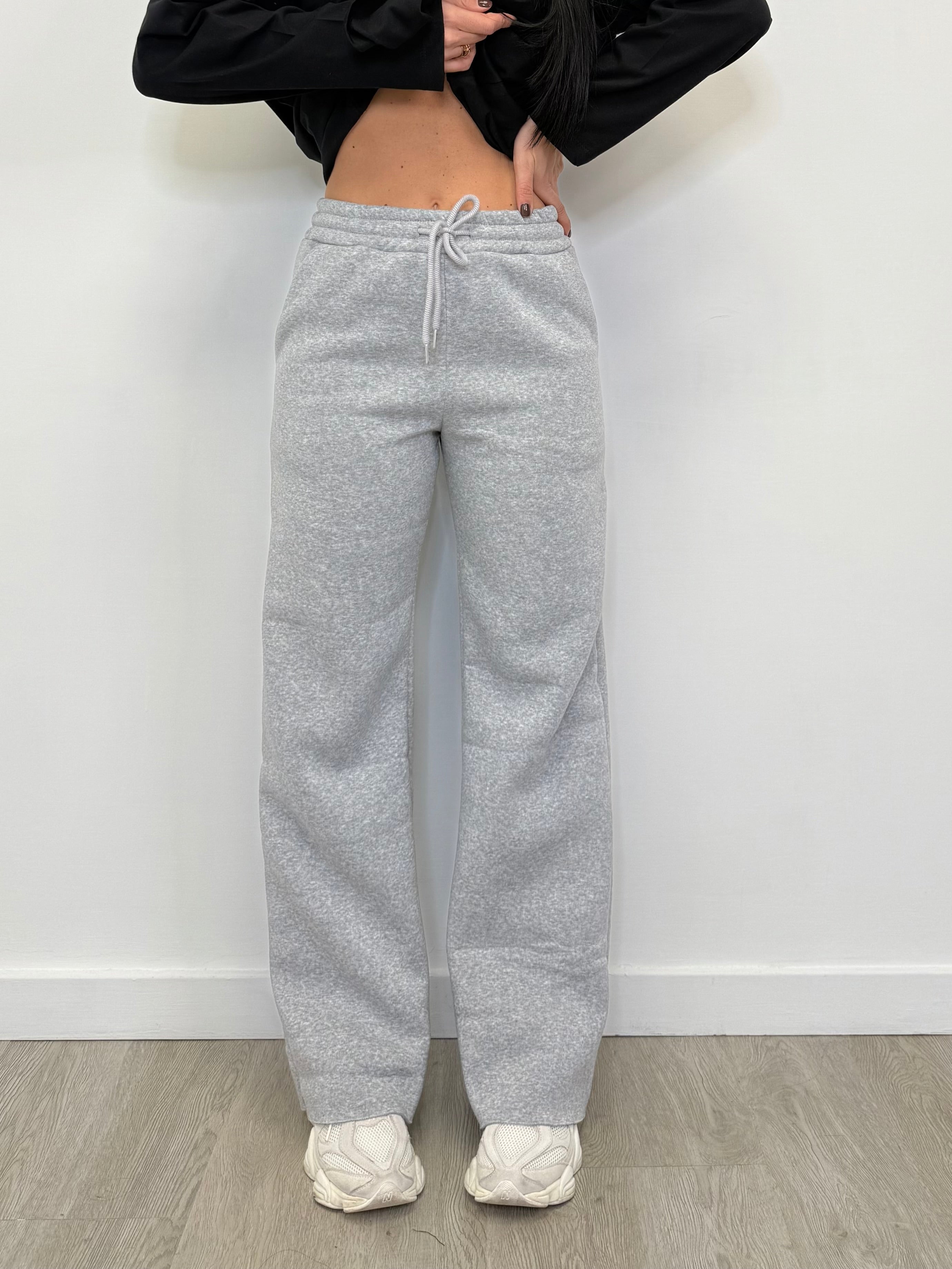 PANTALONE TUTA PALAZZO FELPATO 0470