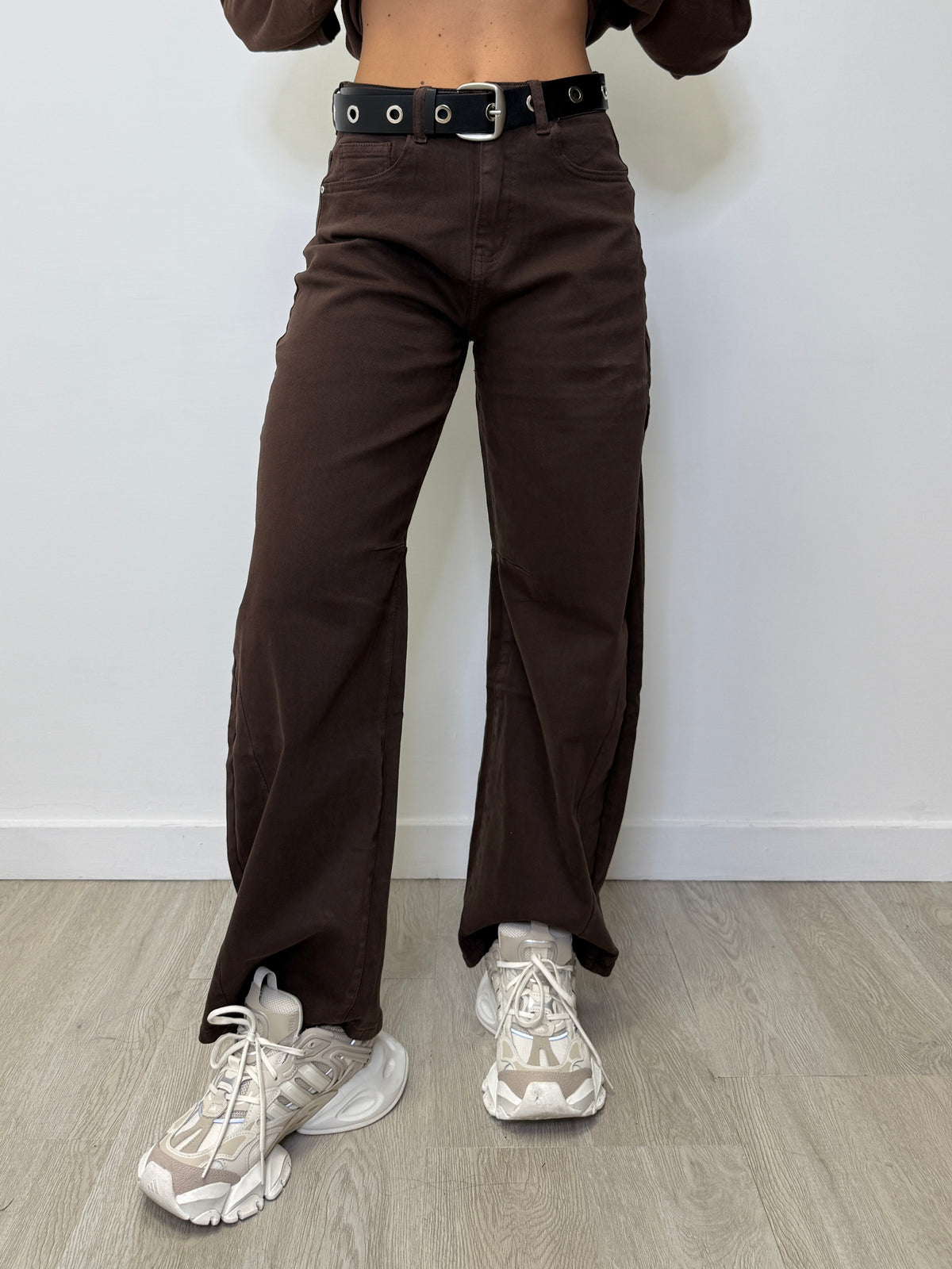 JEANS BAGGY CHOCO 033-40