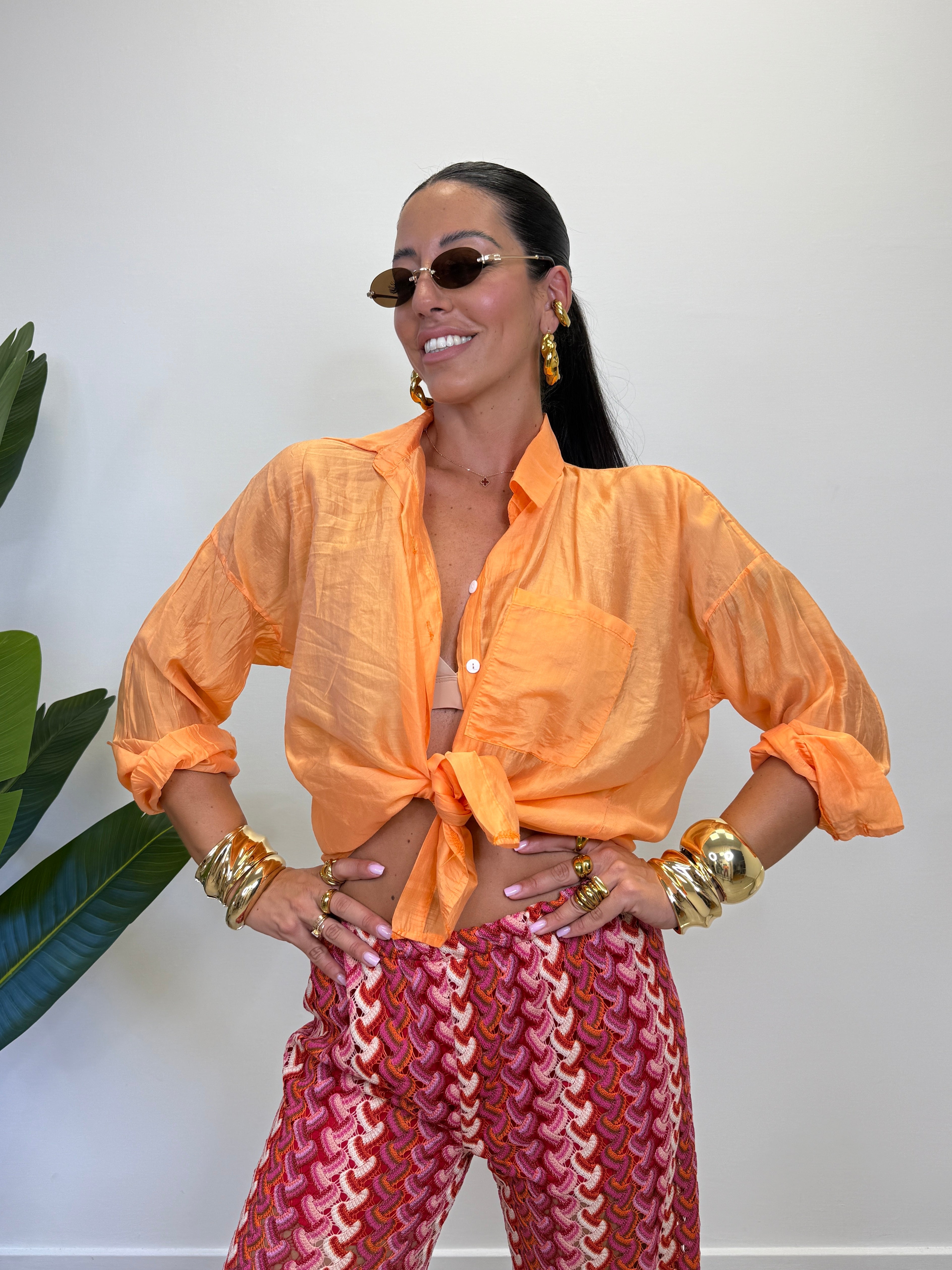 CAMICIA SEMITRASPARENTE 25135