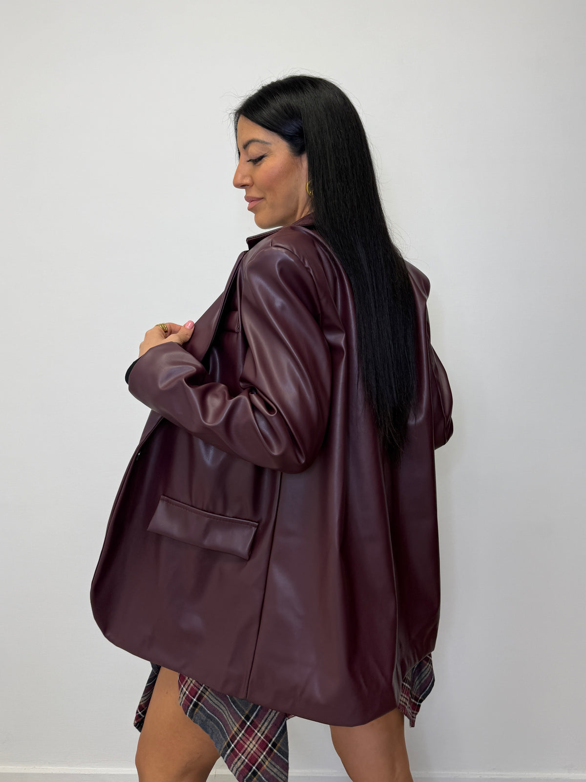 BLAZER SIMIL PELLE 11040