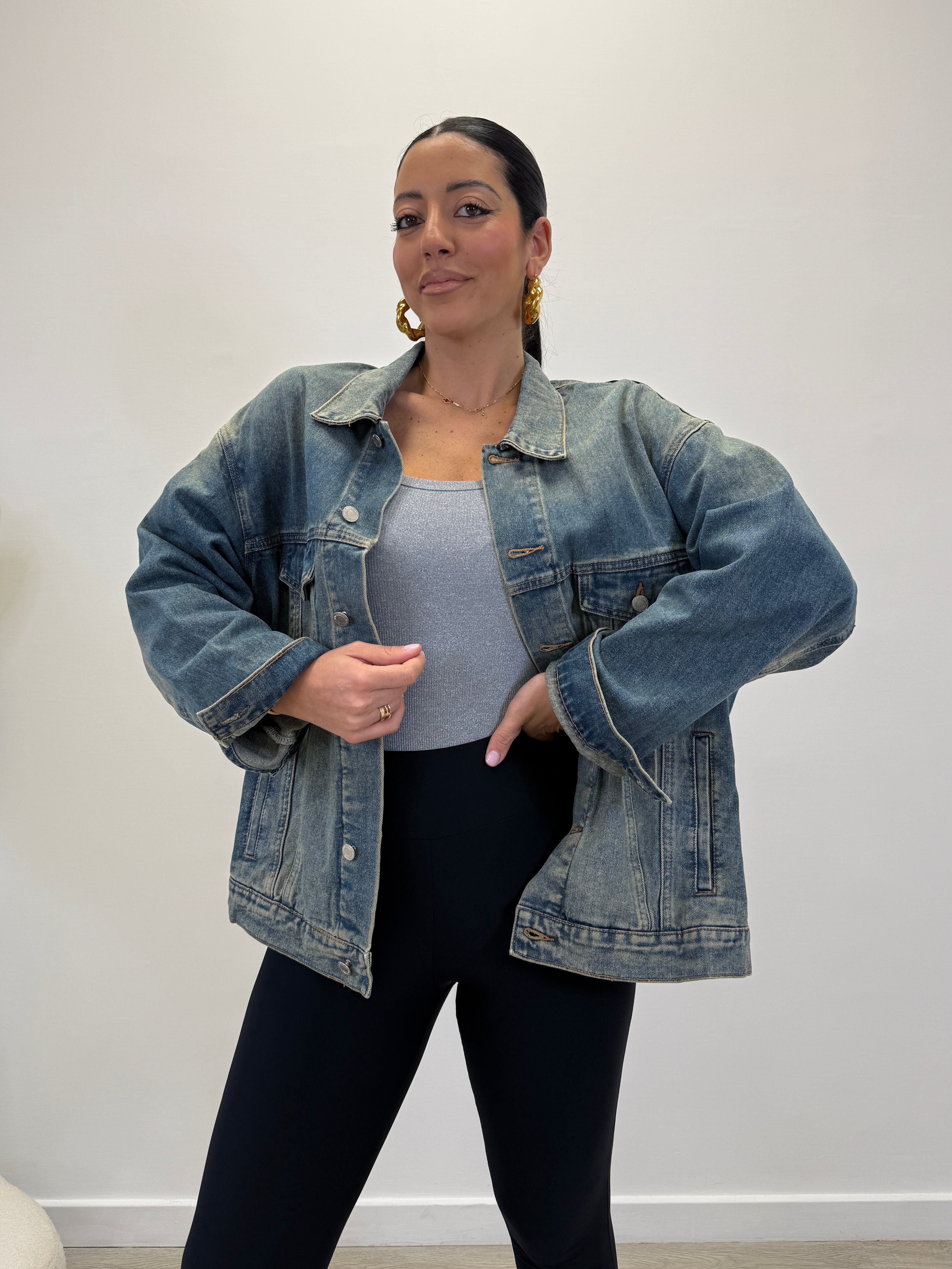 GIUBBINO DENIM OVER 25143