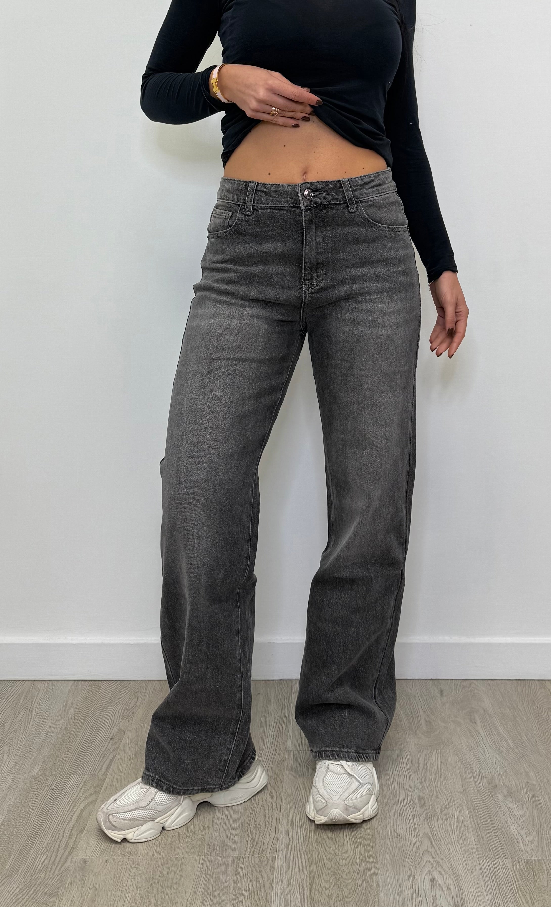 JEANS WIDE LEG FUME' 5707-14