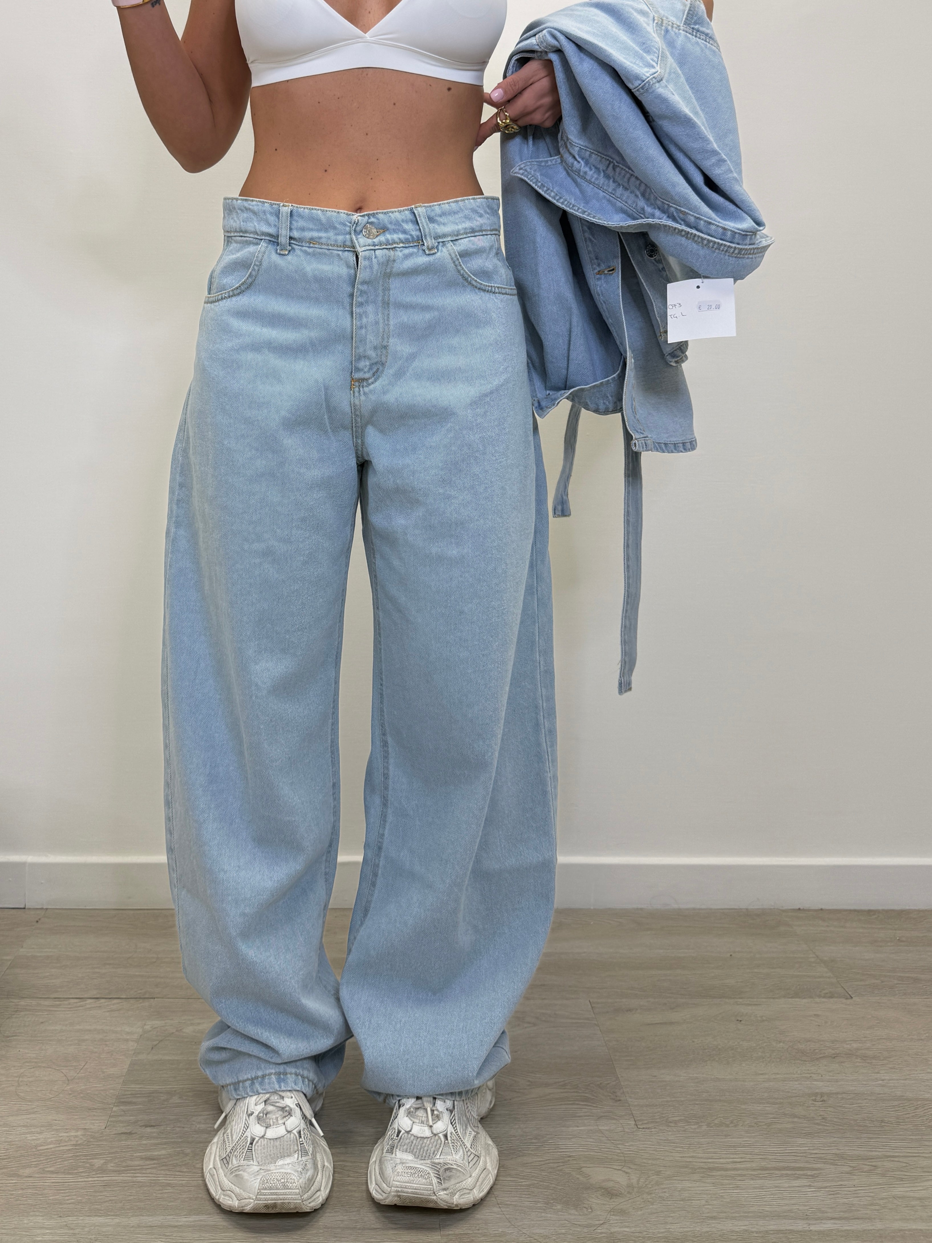 JEANS BAGGY CHIARO 093