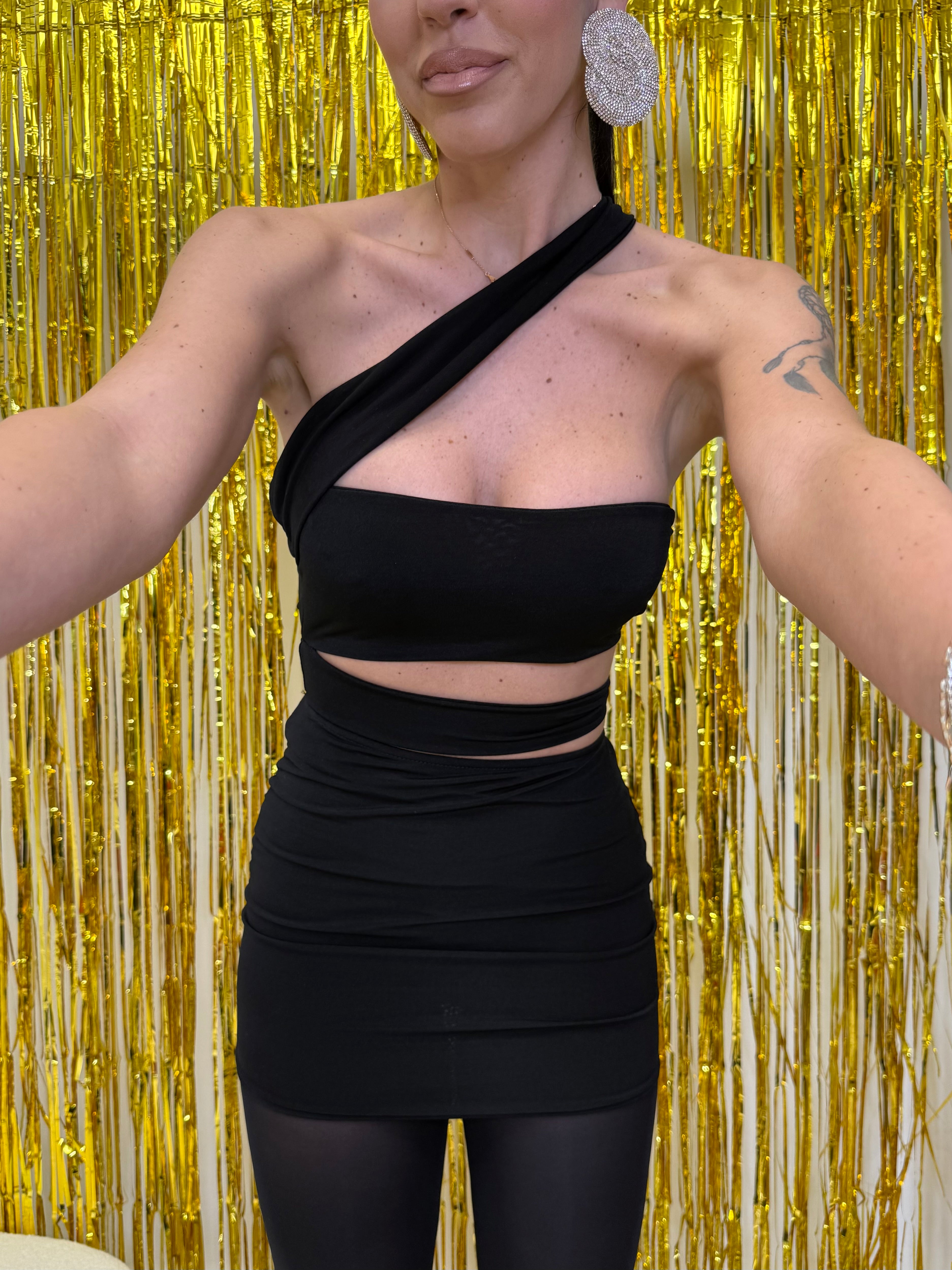 MINI DRESS CUT OUT 7165