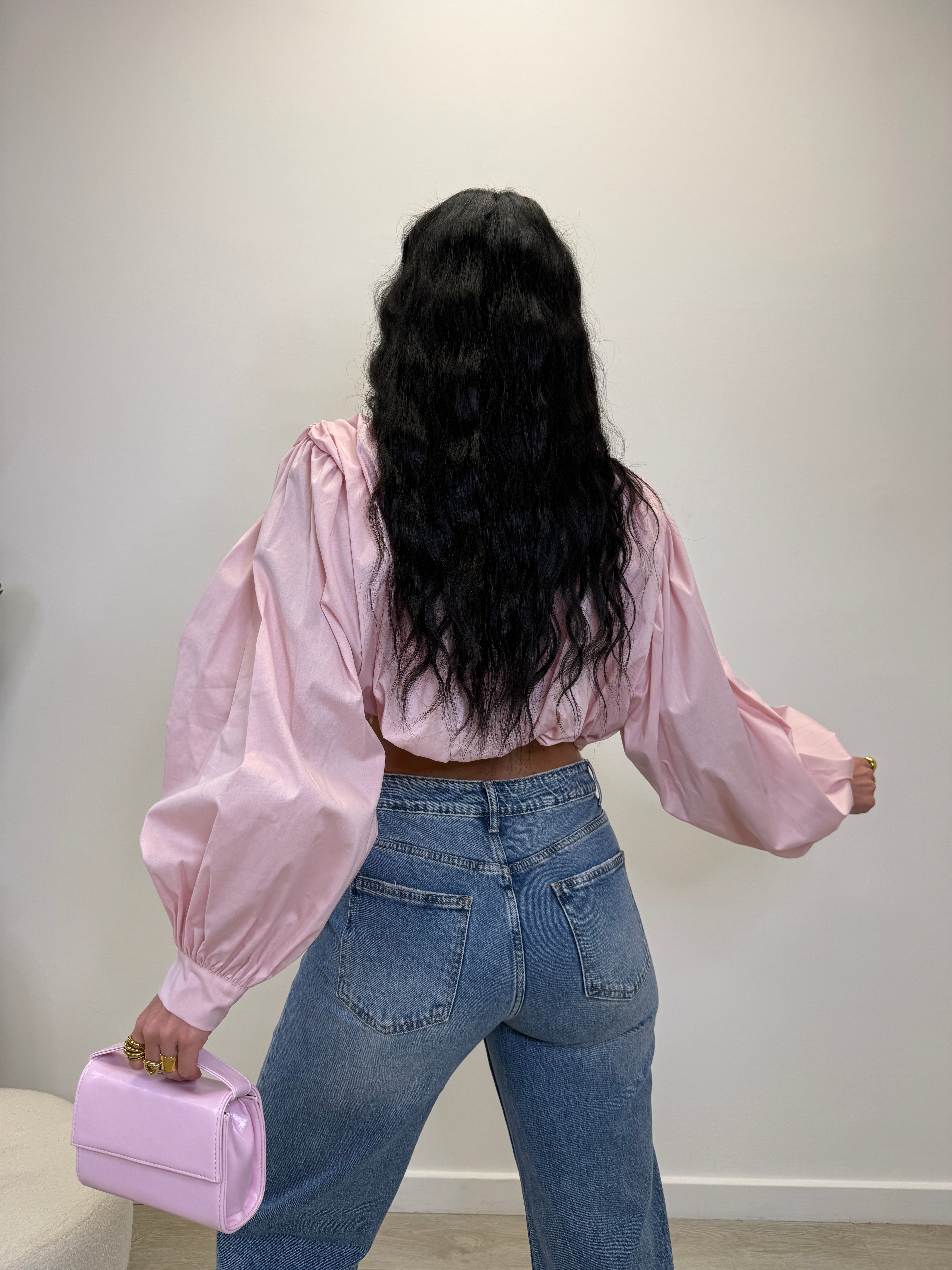 CAMICIA CROP BON TON 30973