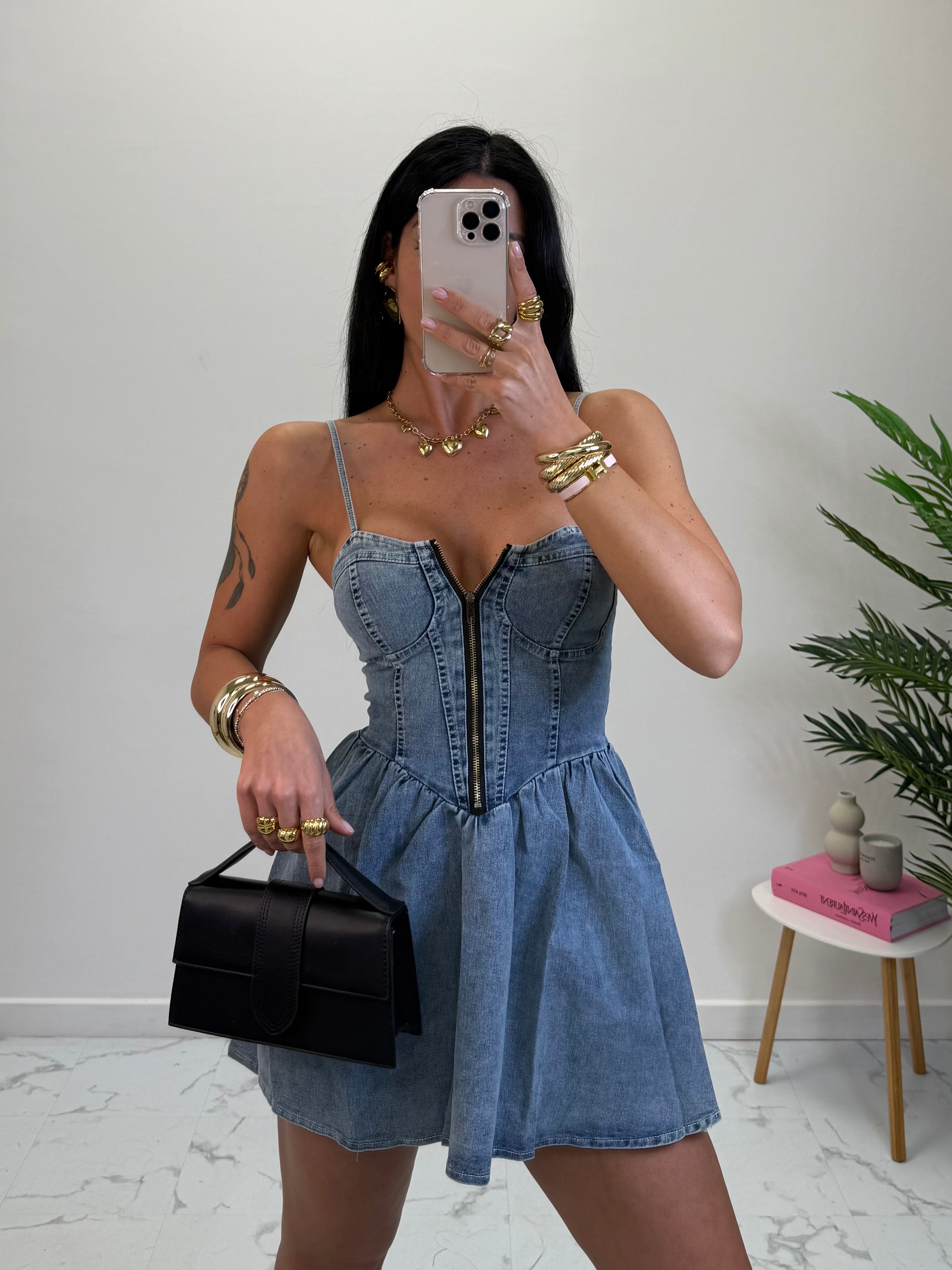 MINI DRESS DENIM 9420