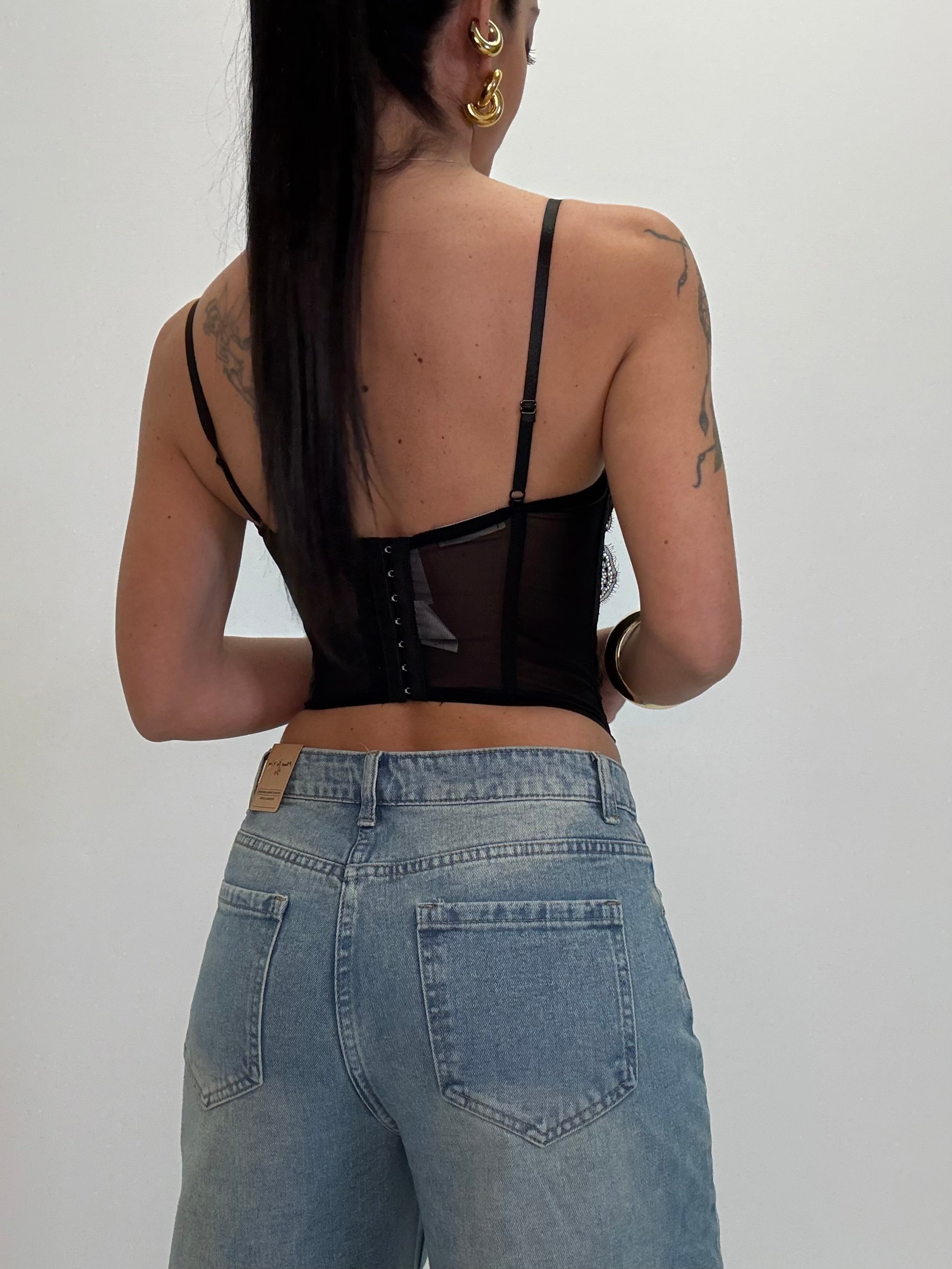 BUSTIER IN PIZZO 9369
