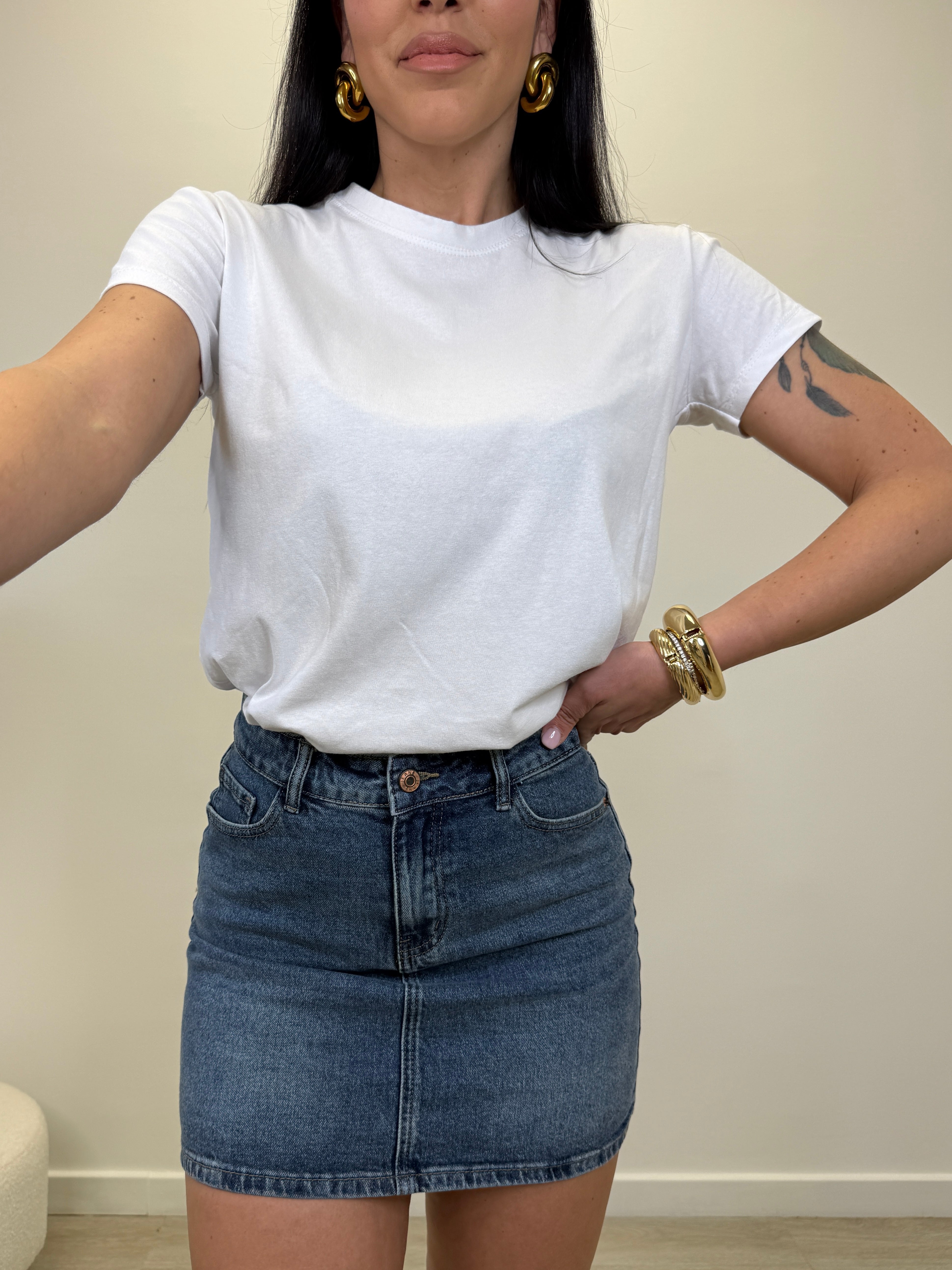 MINI GONNA IN JEANS 5176-2