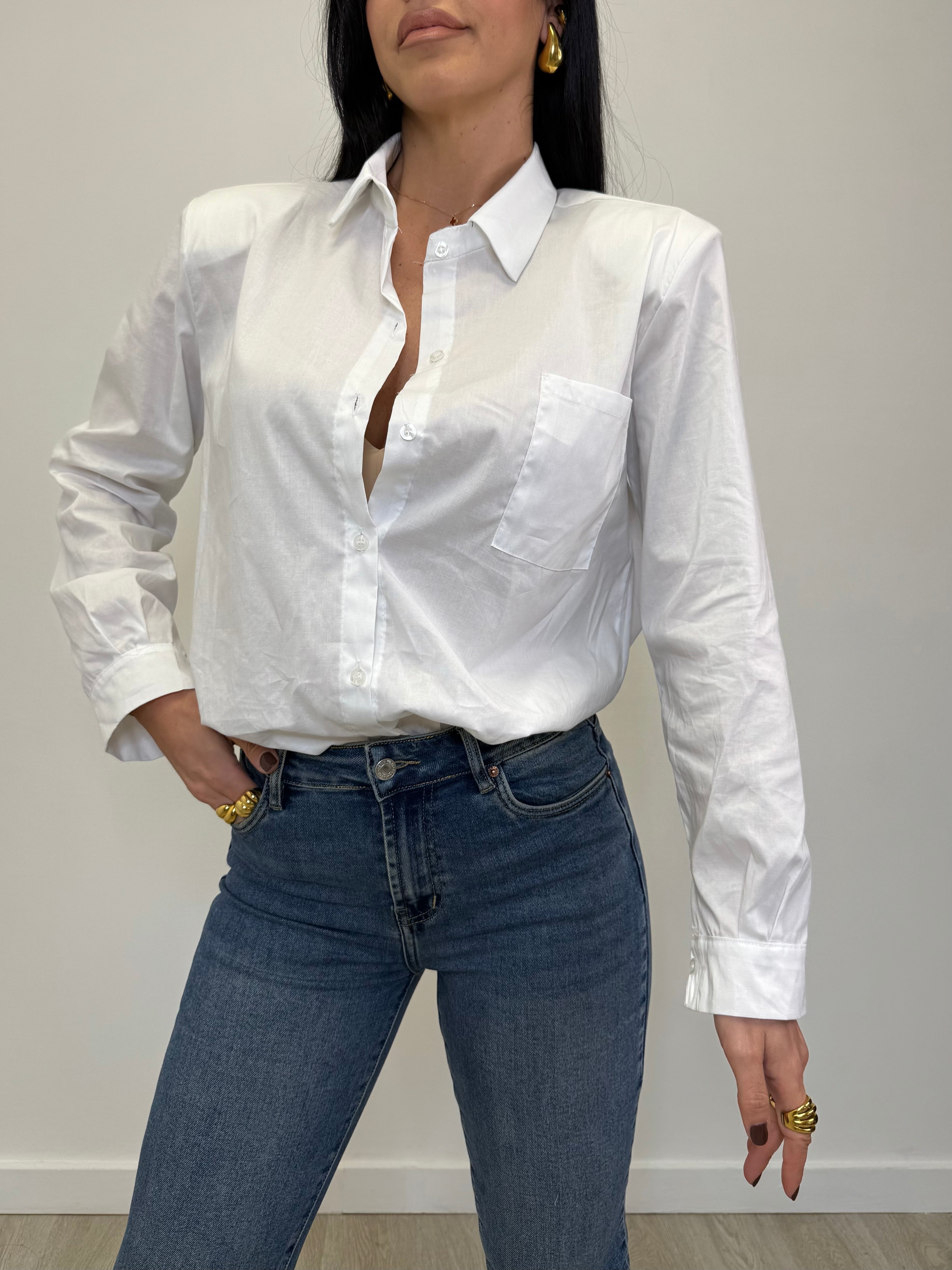 CAMICIA OVER CON SPALLINA 1336