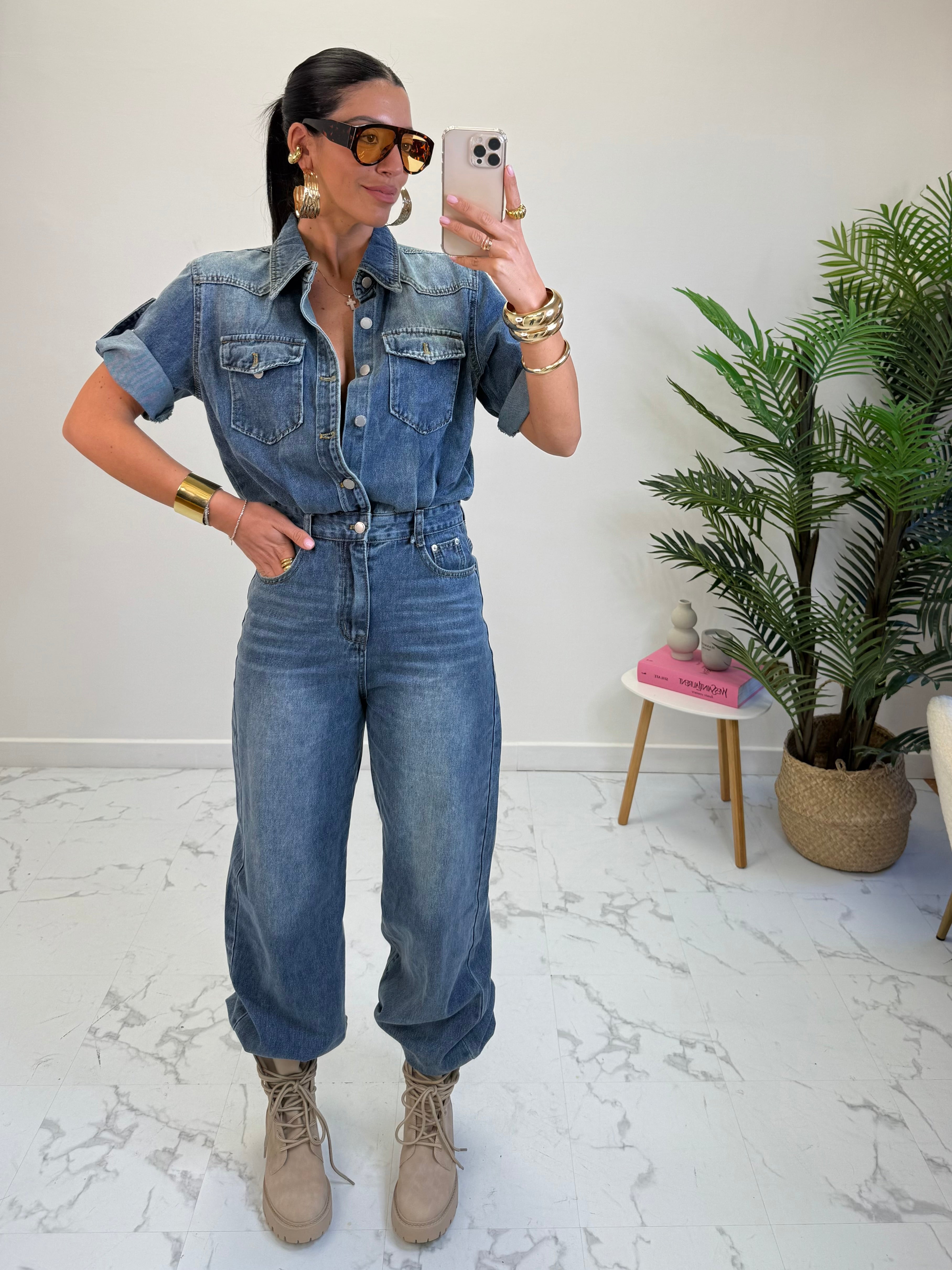 JUMPSUIT IN DENIM H7059