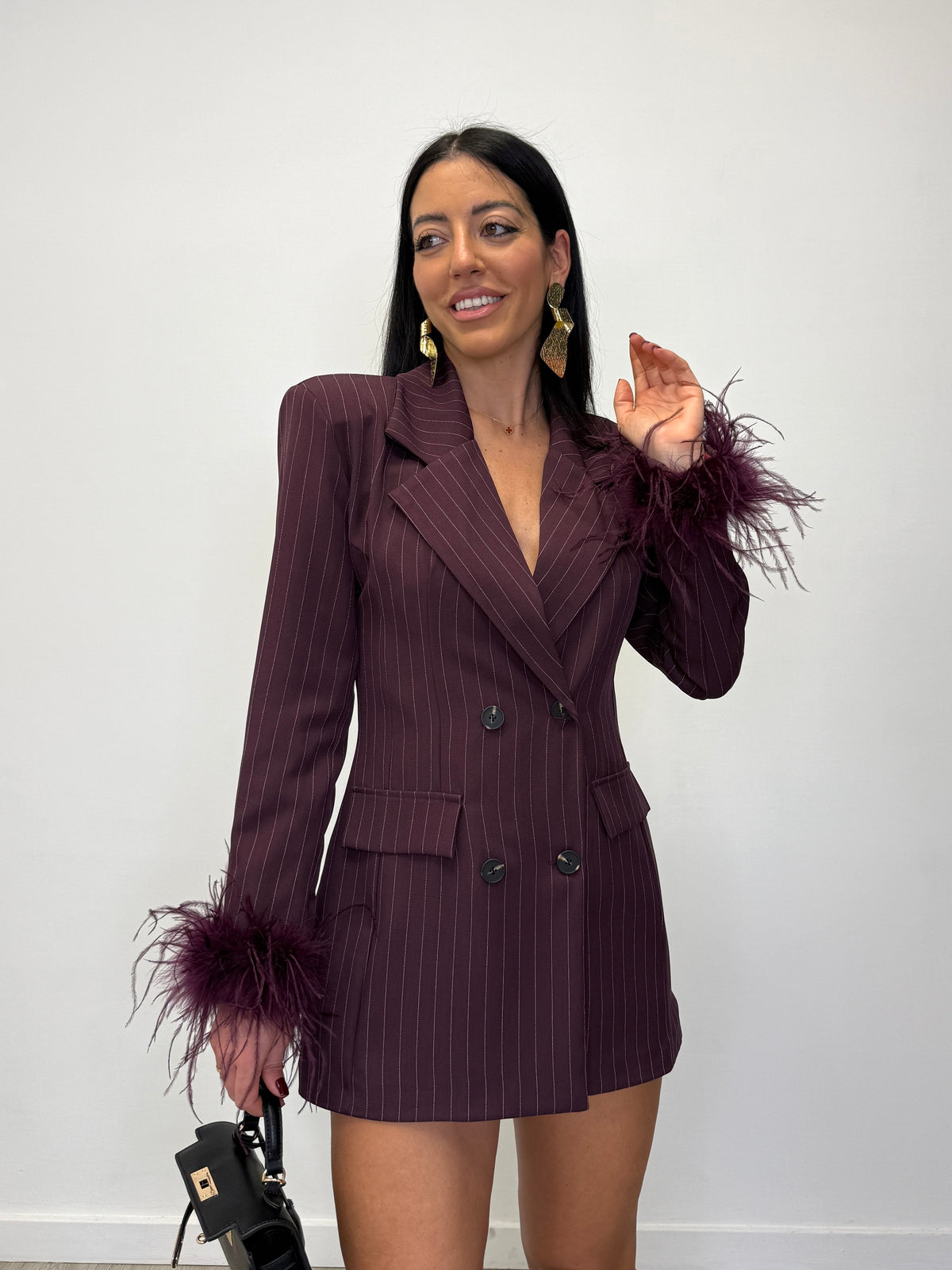 BLAZER DRESS GESSATO 67080