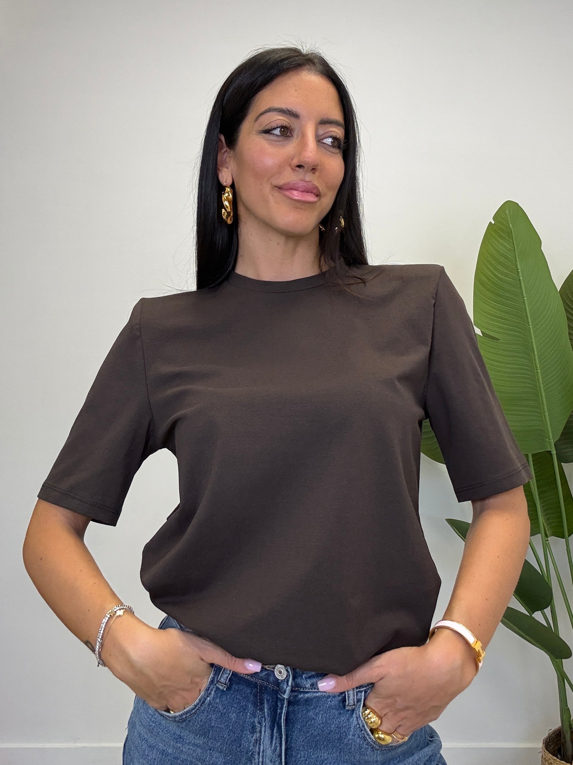 T-SHIRT CON SPALLINE 9562