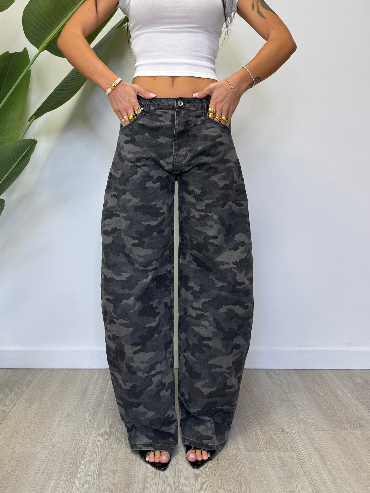 JEANS BARREL ARMY 5302