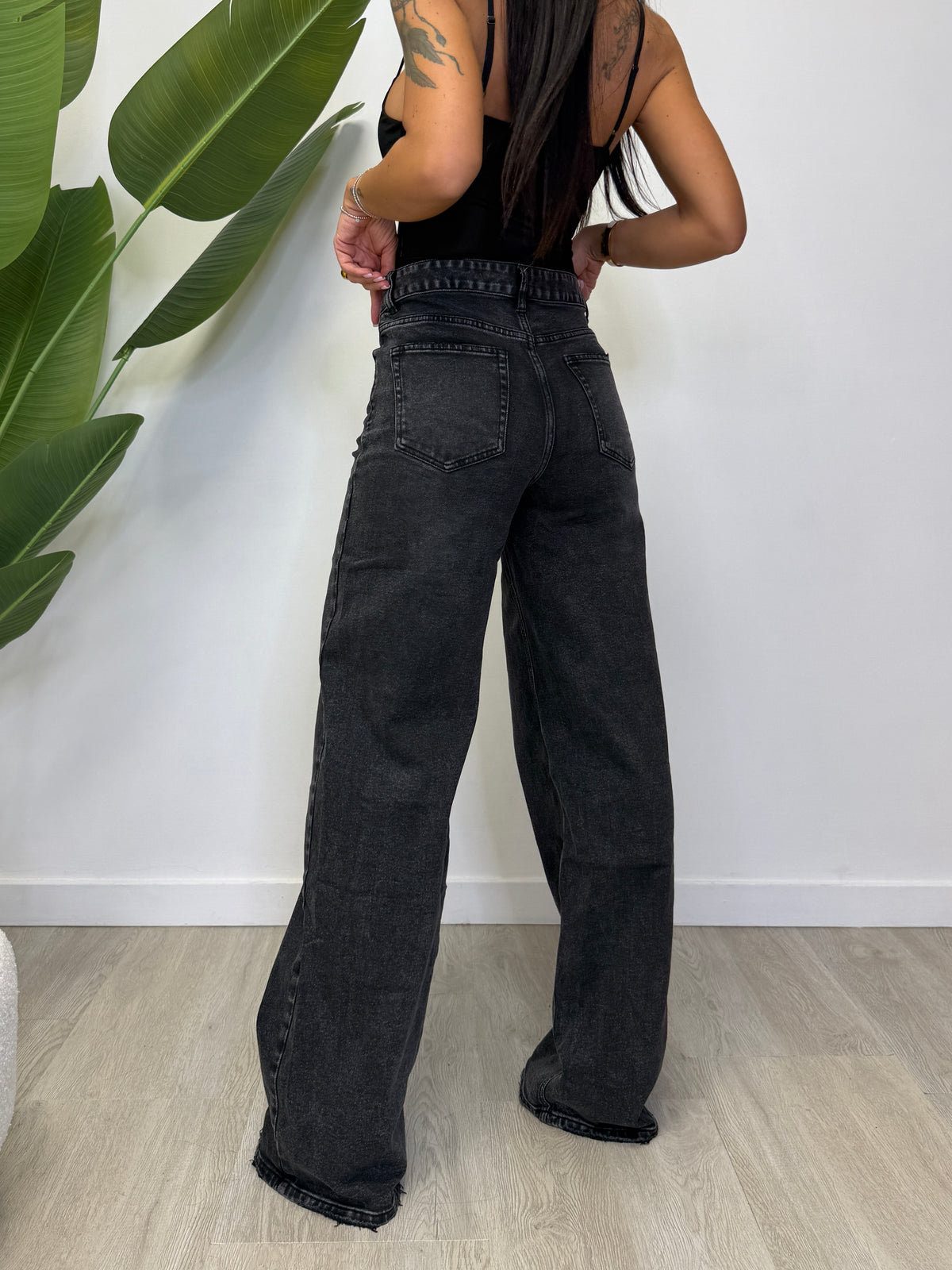 JEANS TALL PALAZZO FUMÈ  5723-3