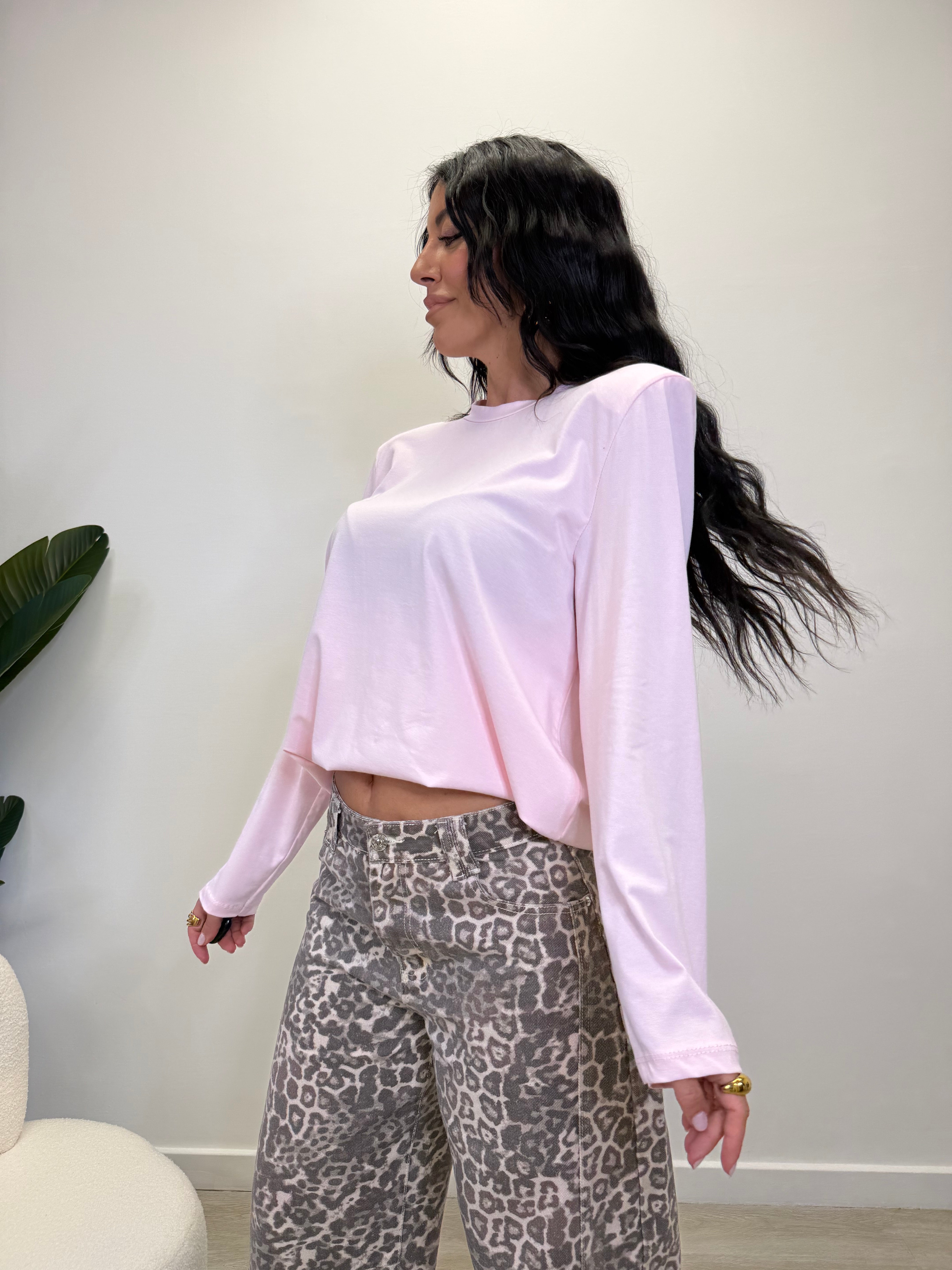 MAXI MAGLIA IN COTONE CON SPALLINE 99231