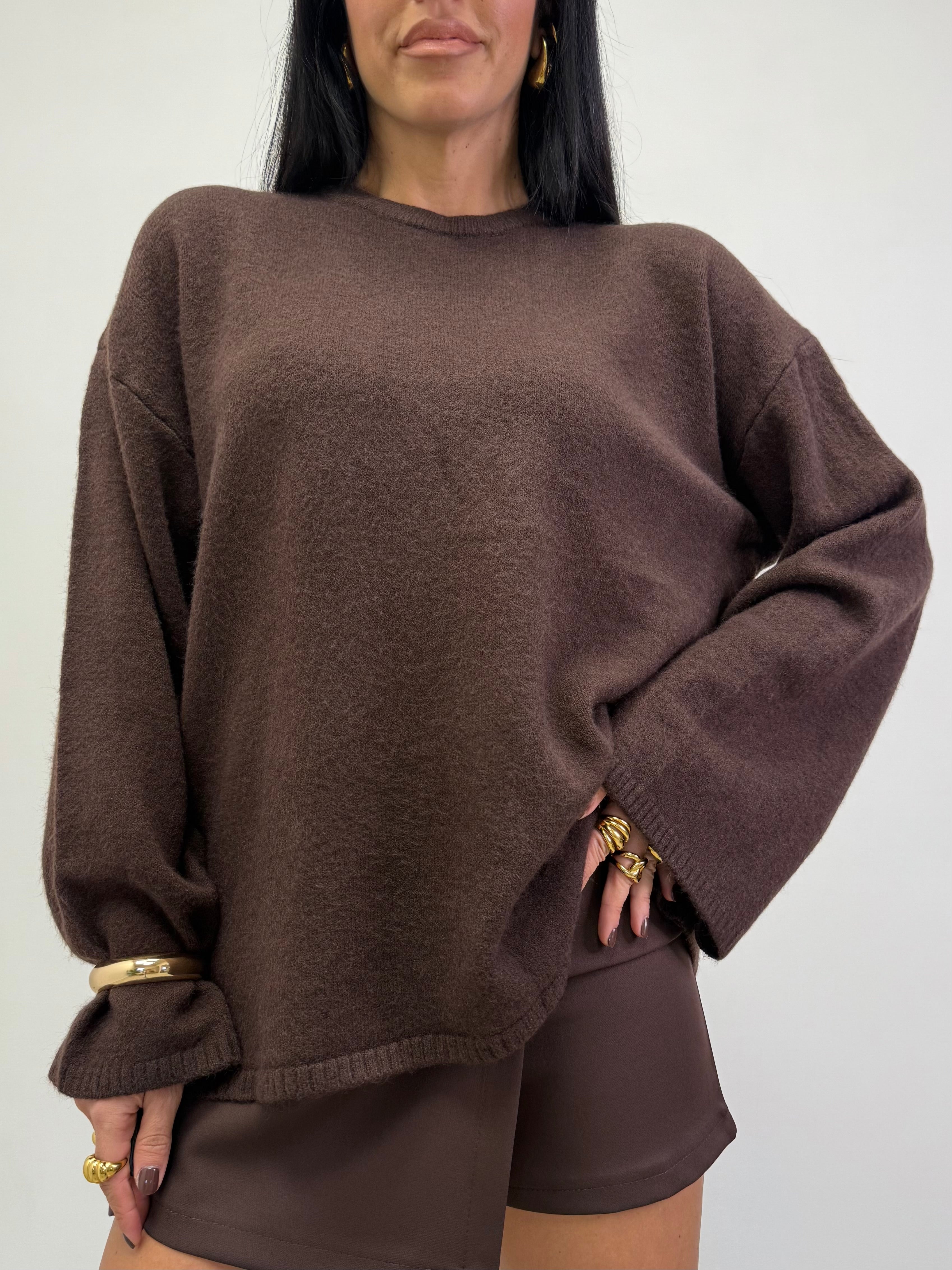 MAGLIA EFFETTO LANA OVER 51308