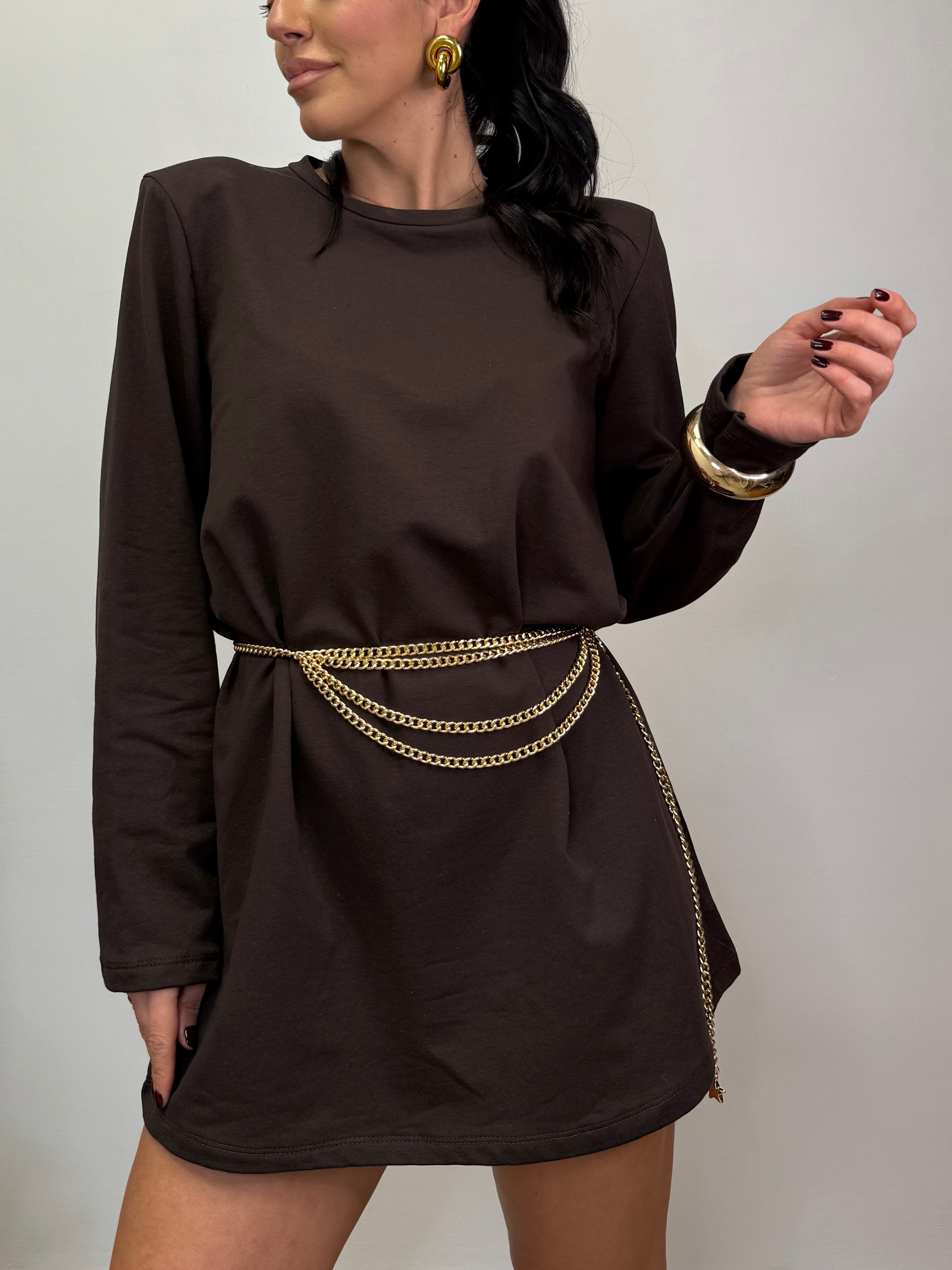 MAGLIA SUPER OVER CON SPALLINE FELPATA 9923