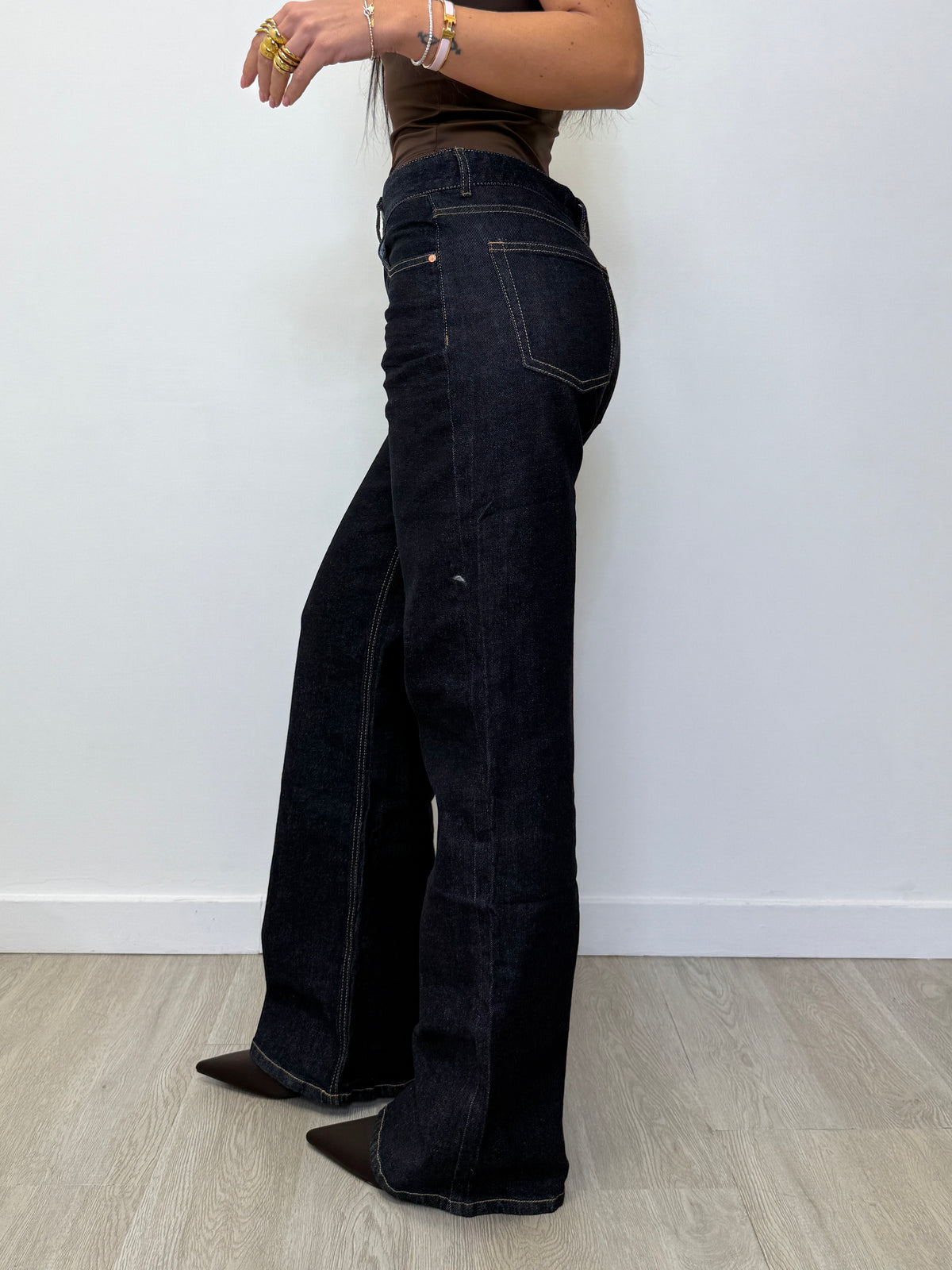 JEANS PALAZZO LAVAGGIO ZERO 5003