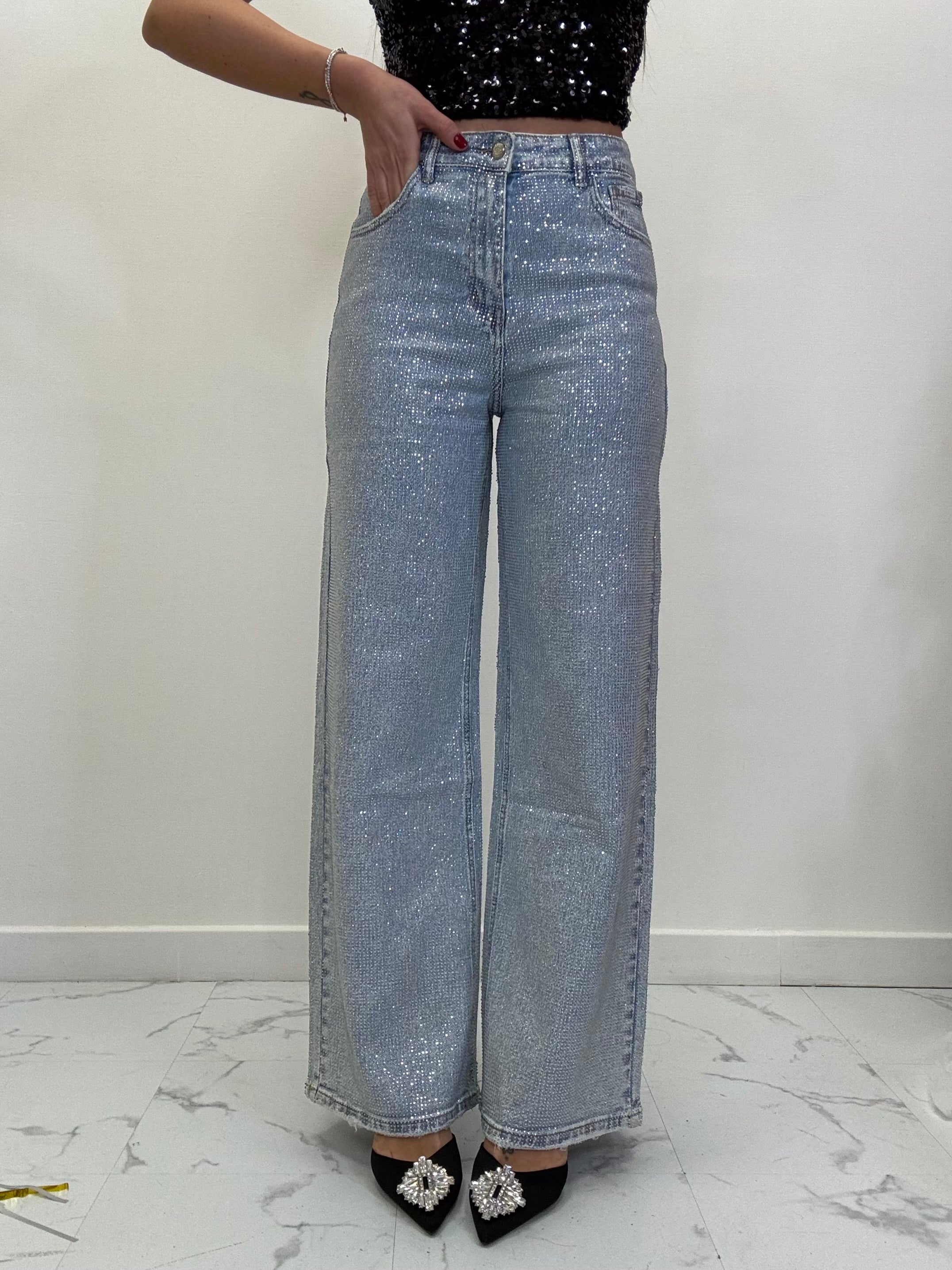 JEANS FULL SWAROVSKI 3332 DENIM-ST