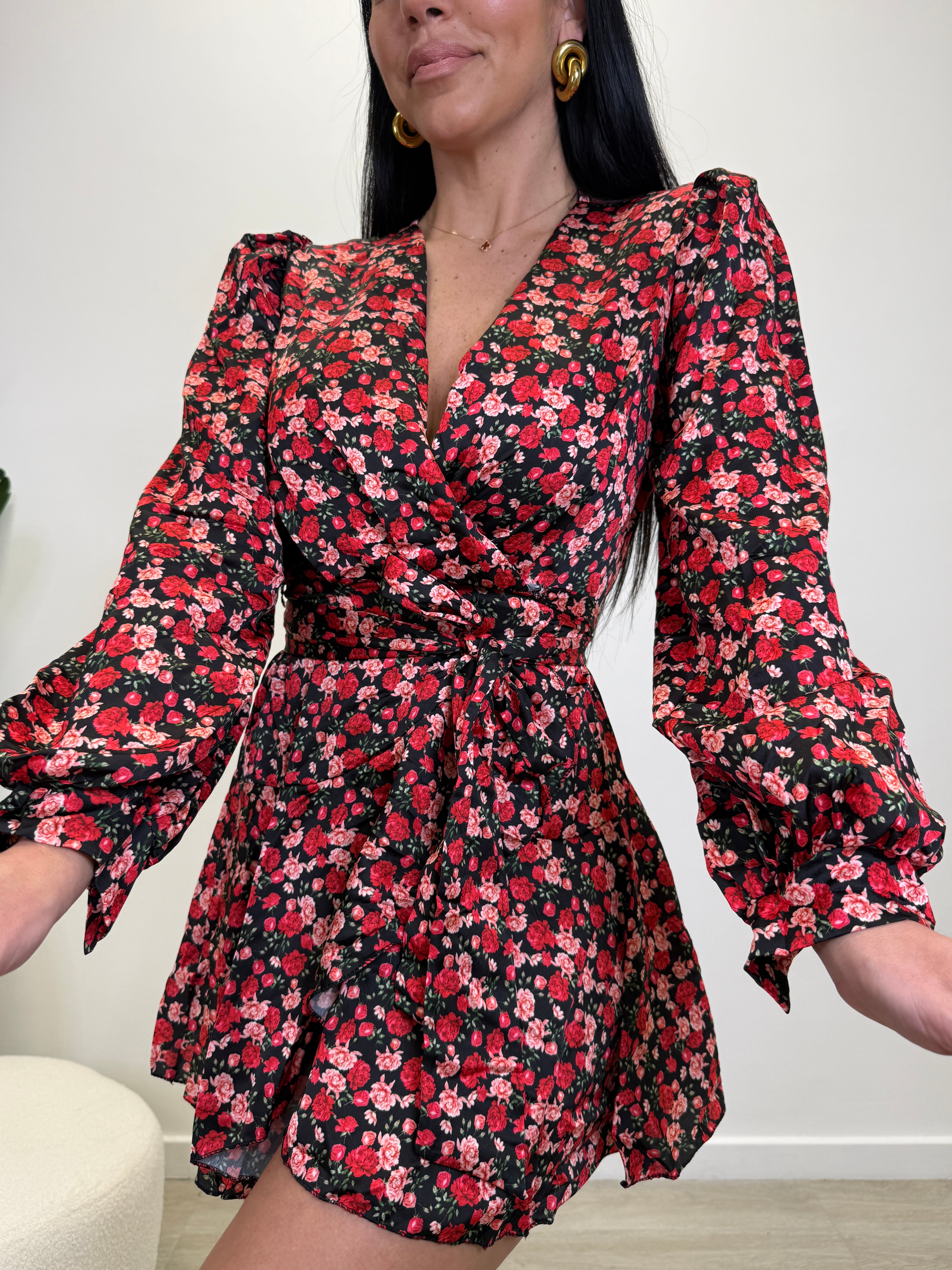 MINI DRESS FLOWER 24748