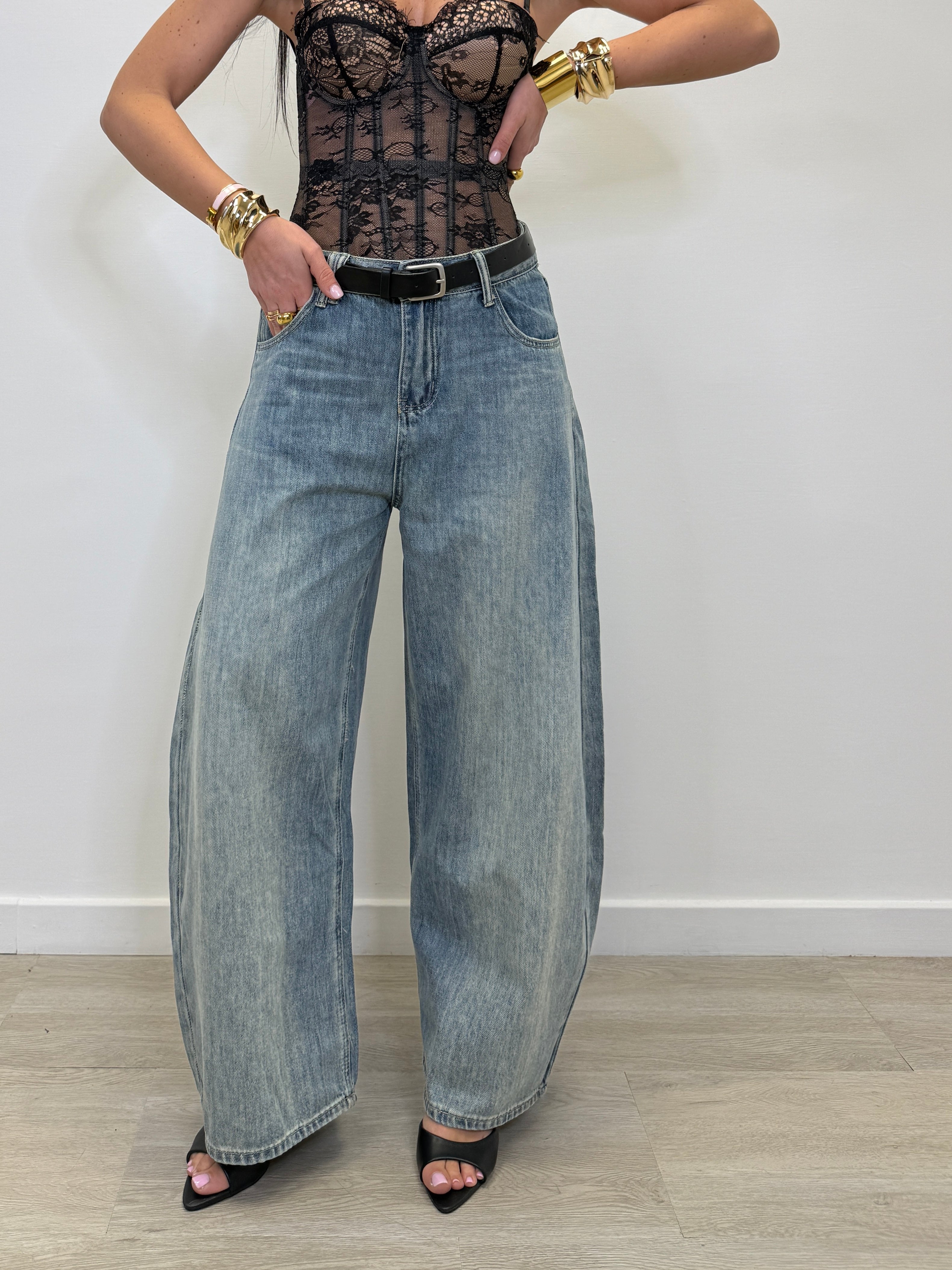JEANS PALAZZO BAGGY 66352