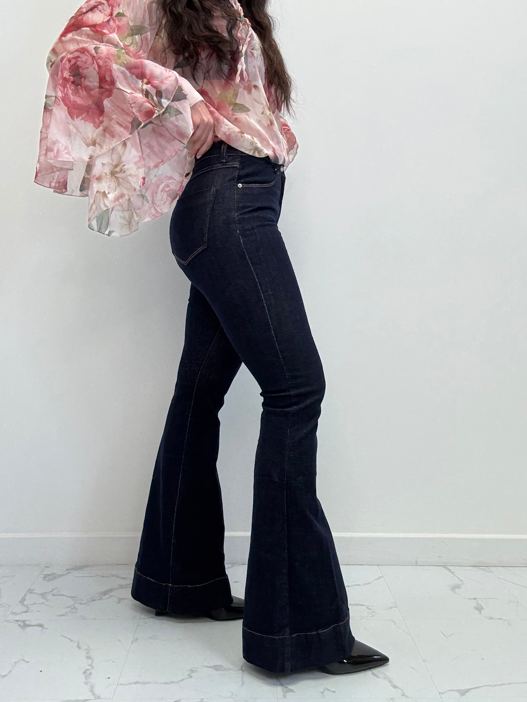 JEANS FLARE LAVAGGIO ZERO-K 715