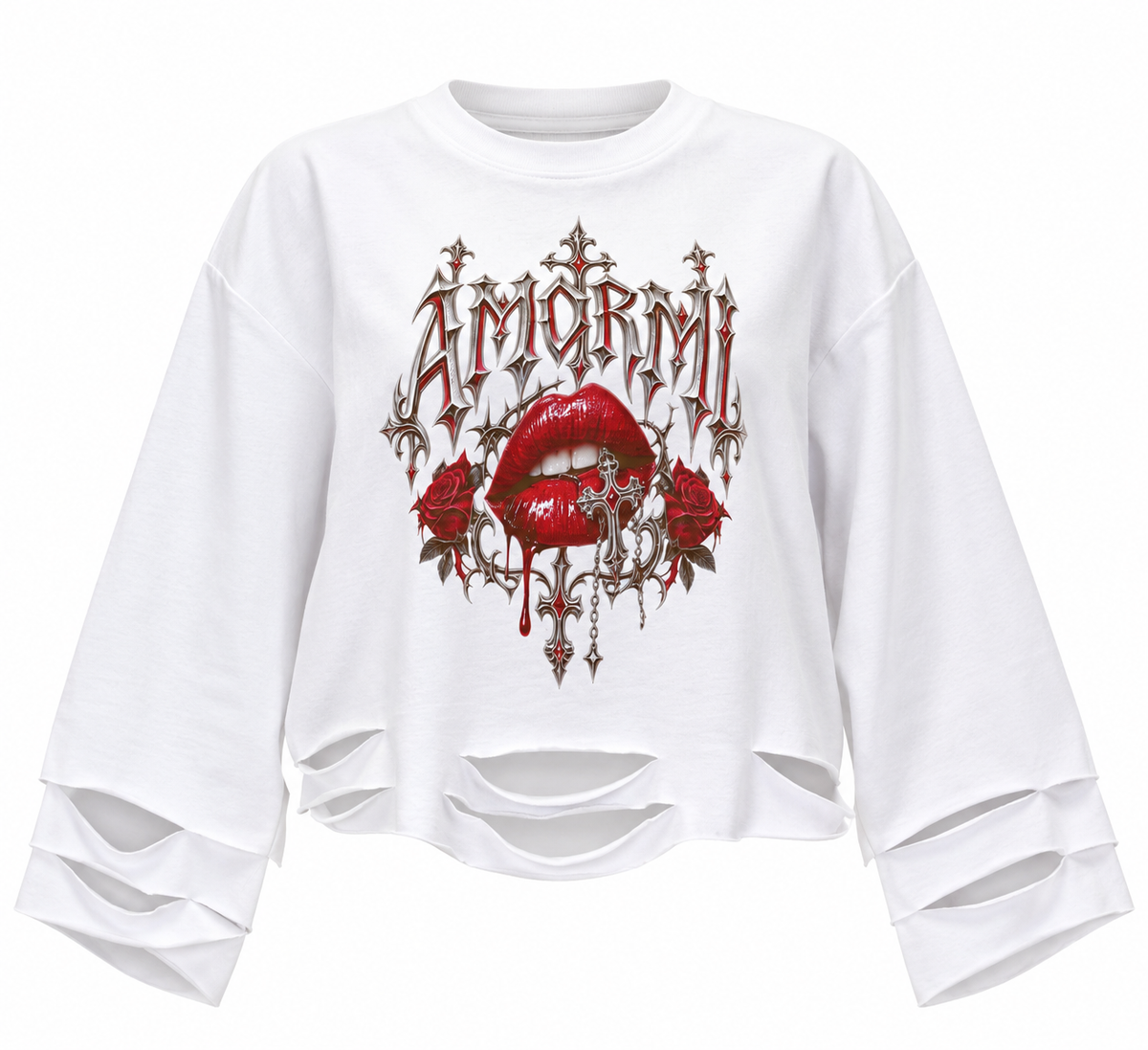 FELPA RIPPED LIPS 99171
