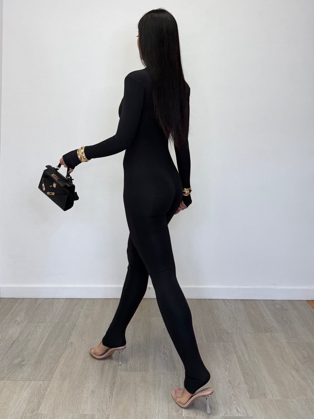 JUMPSUIT SCOLLO A "V" 31881