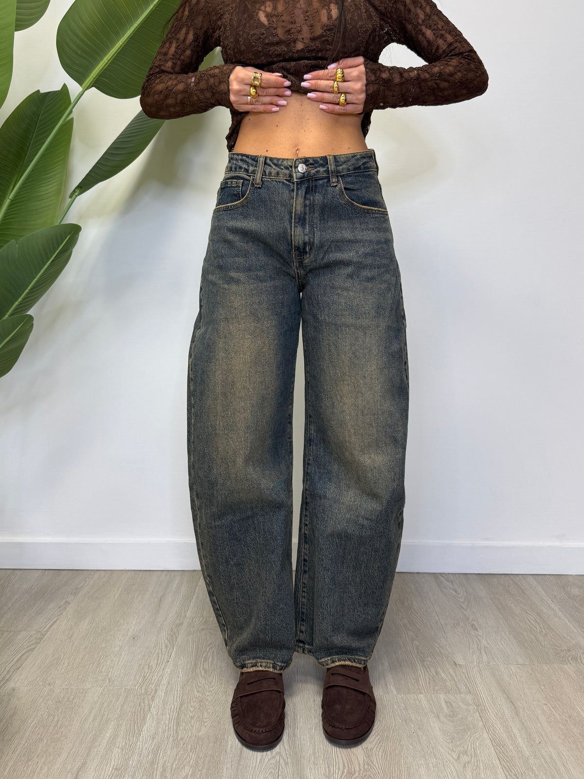 JEANS BALLOON SABBIATO VINTAGE 32721