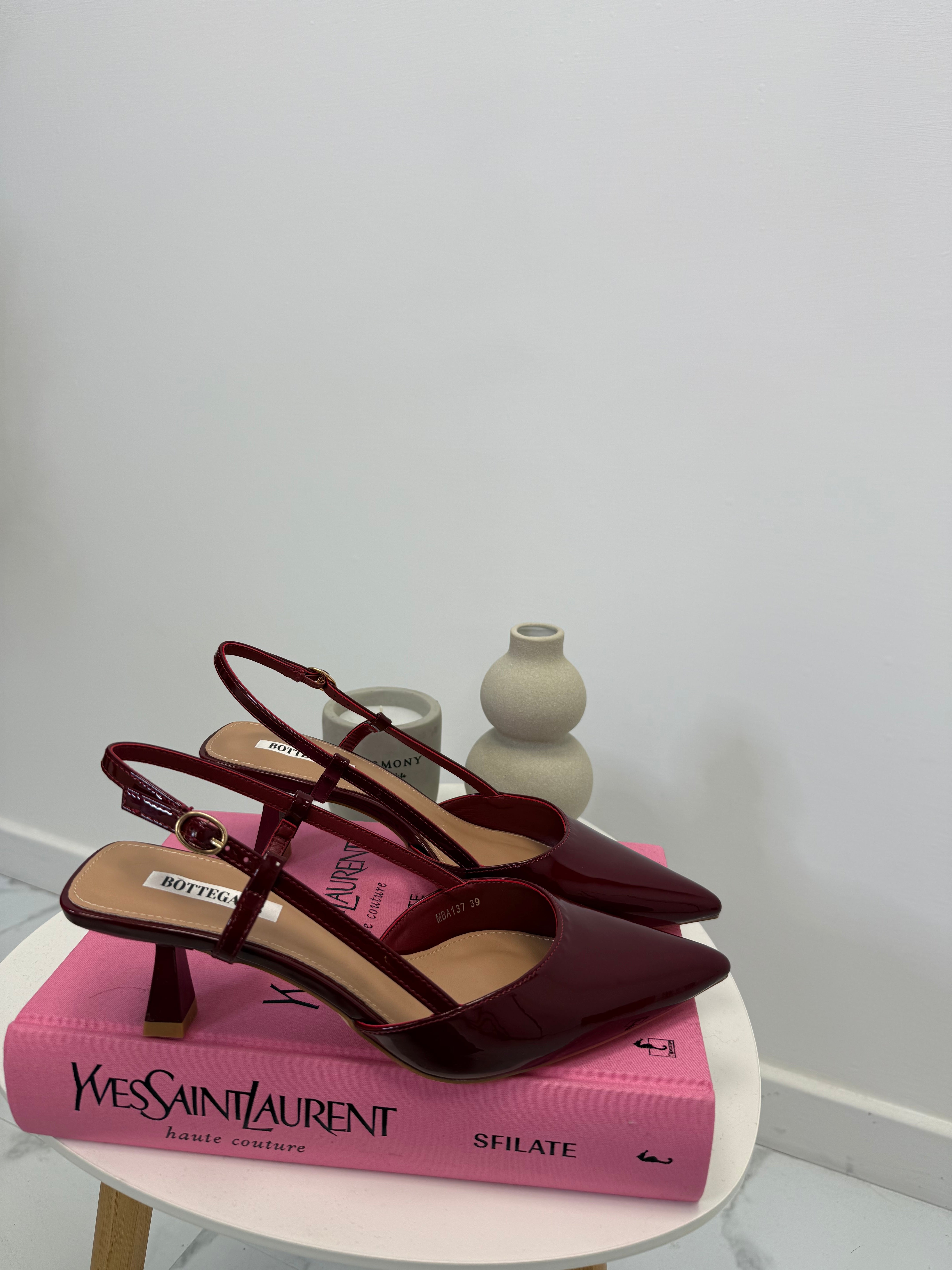 DECOLLETE' SLING BORDEAUX-137
