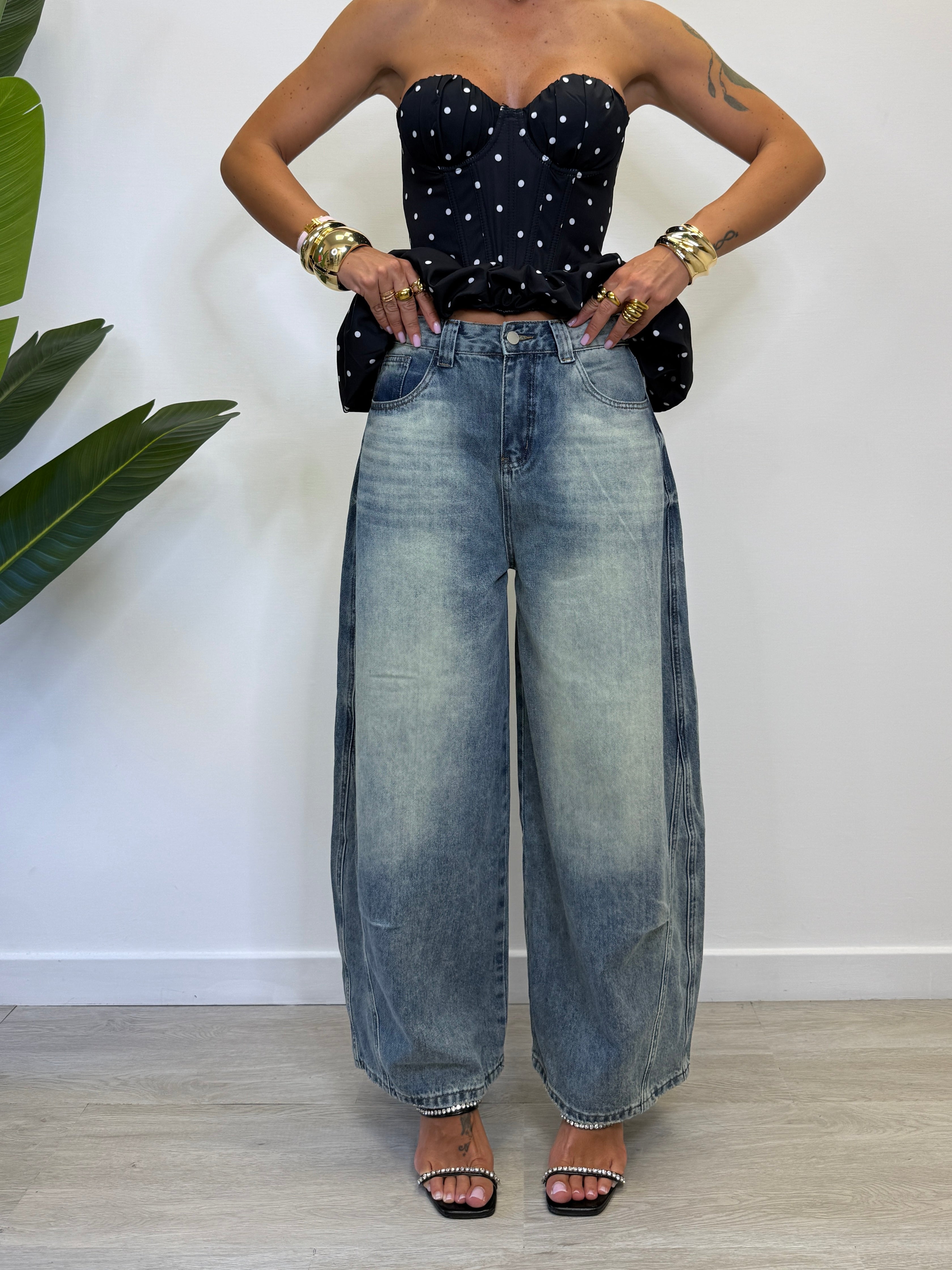 JEANS BAGGY OVER 80599