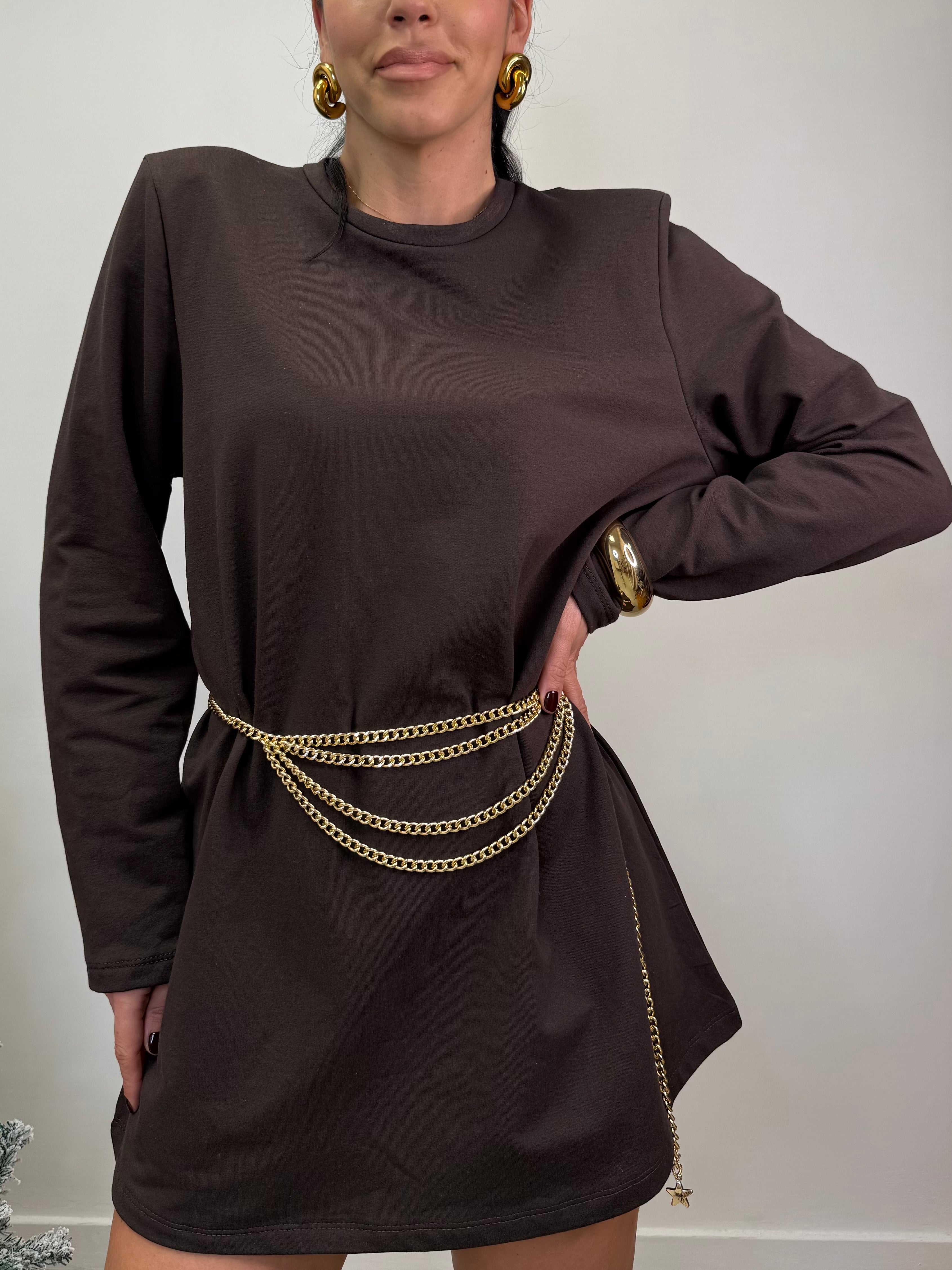 MAGLIA SUPER OVER CON SPALLINE FELPATA 9923