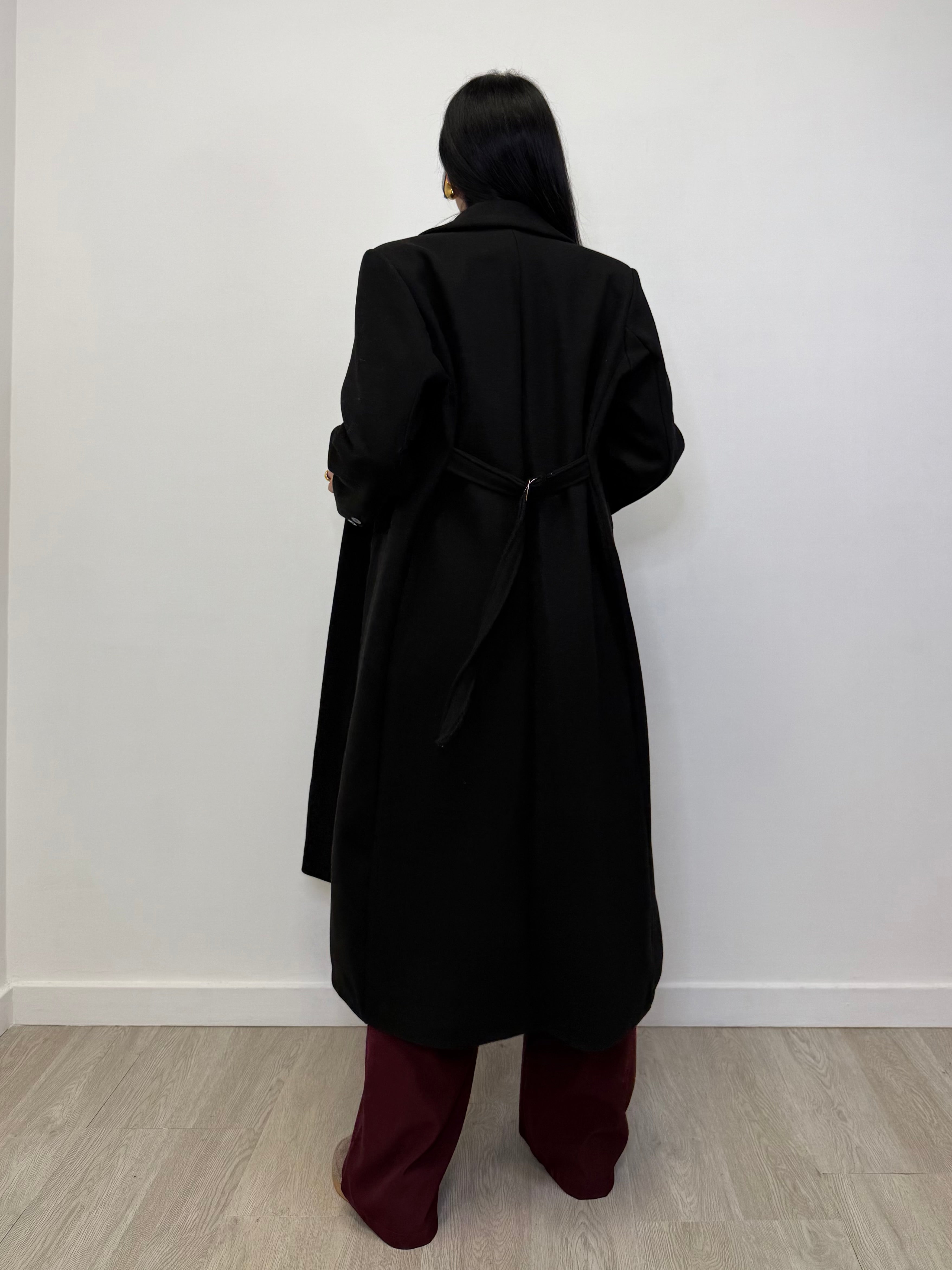 CAPPOTTO LUNGO CON FIBBIA REGOLABILE 88837