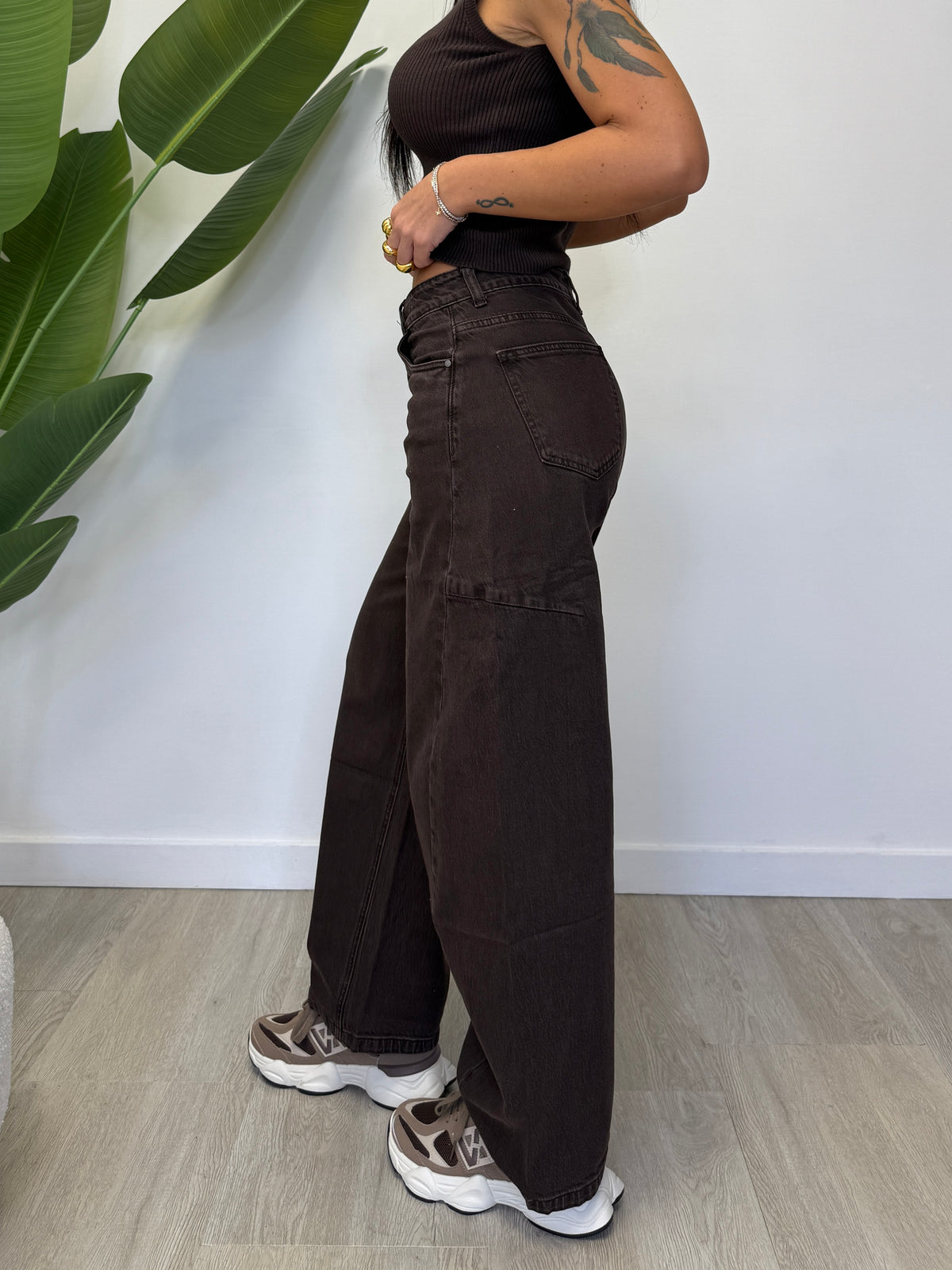 JEANS BALOON COFFEE 1847