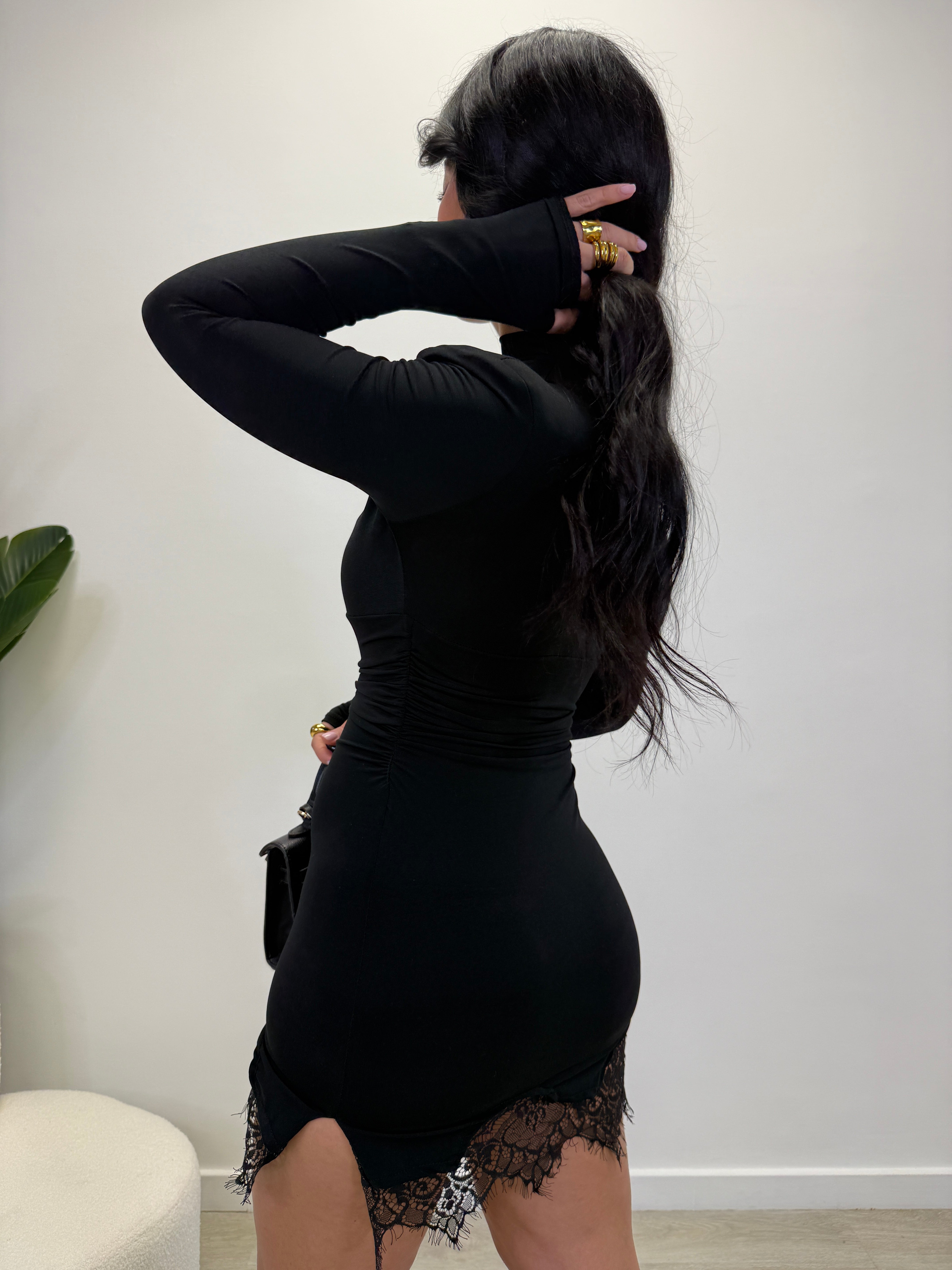 MINI DRESS KATE NERO 12352