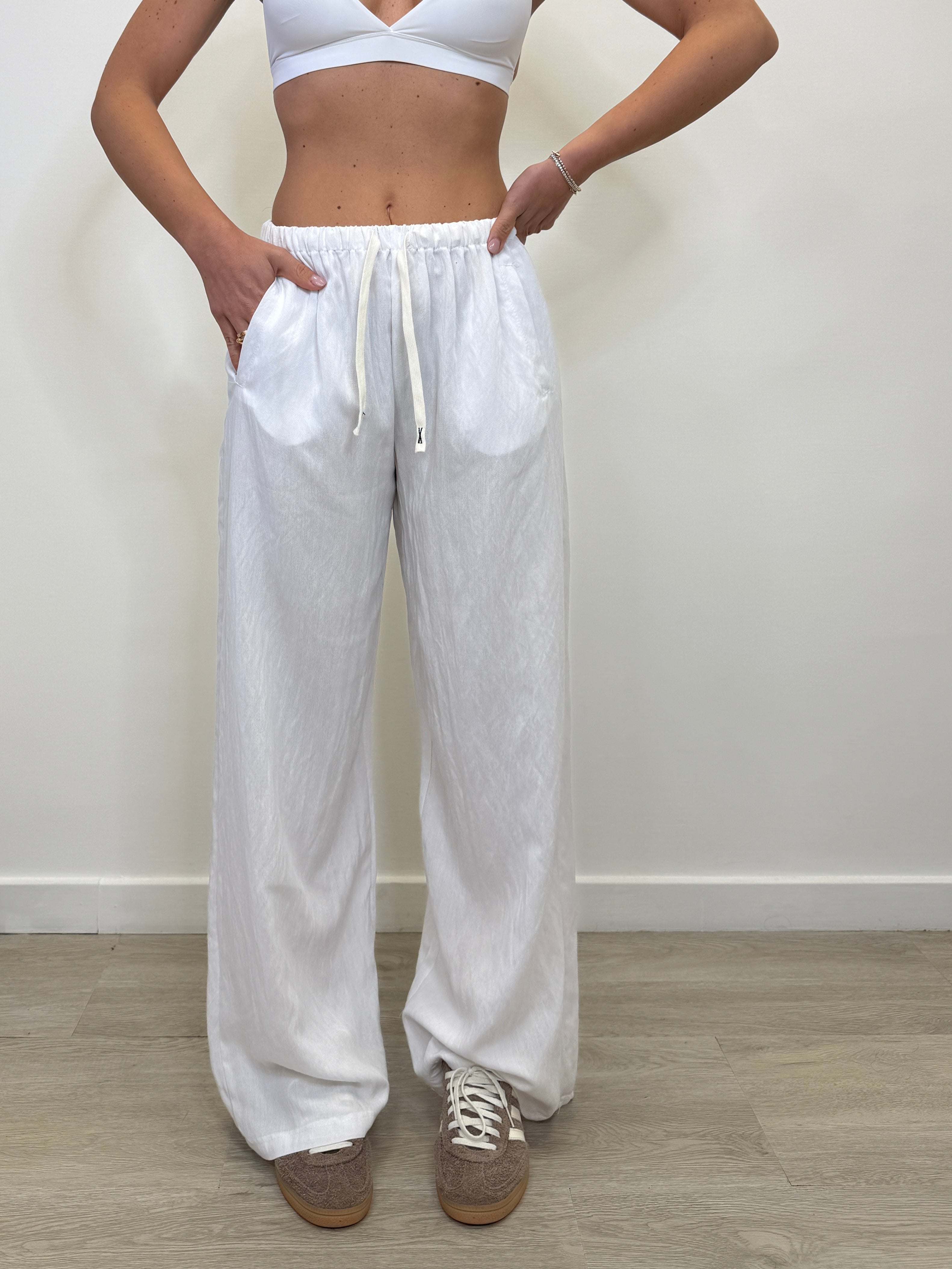 PANTALACCIO PALAZZO EFFETTO LINO 5986