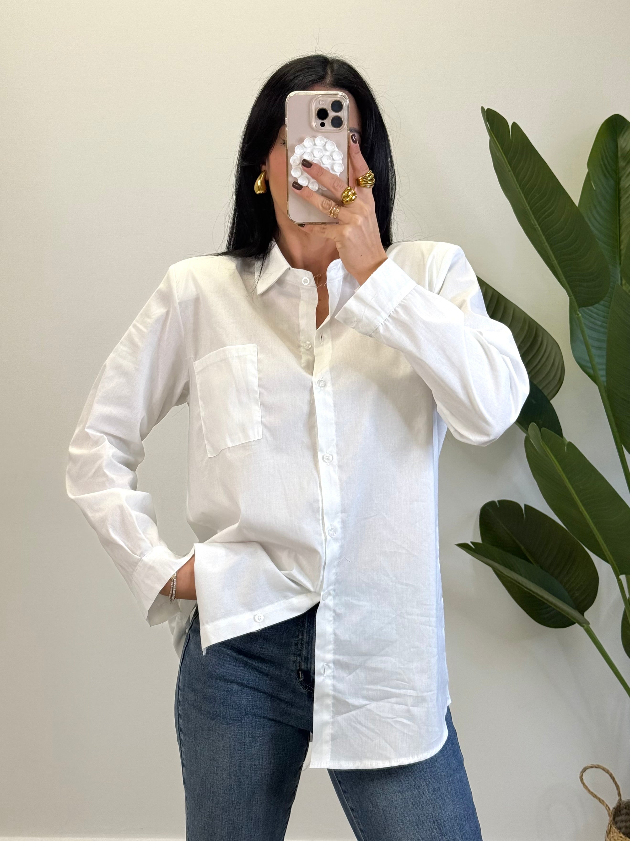 CAMICIA OVER CON SPALLINA 1336