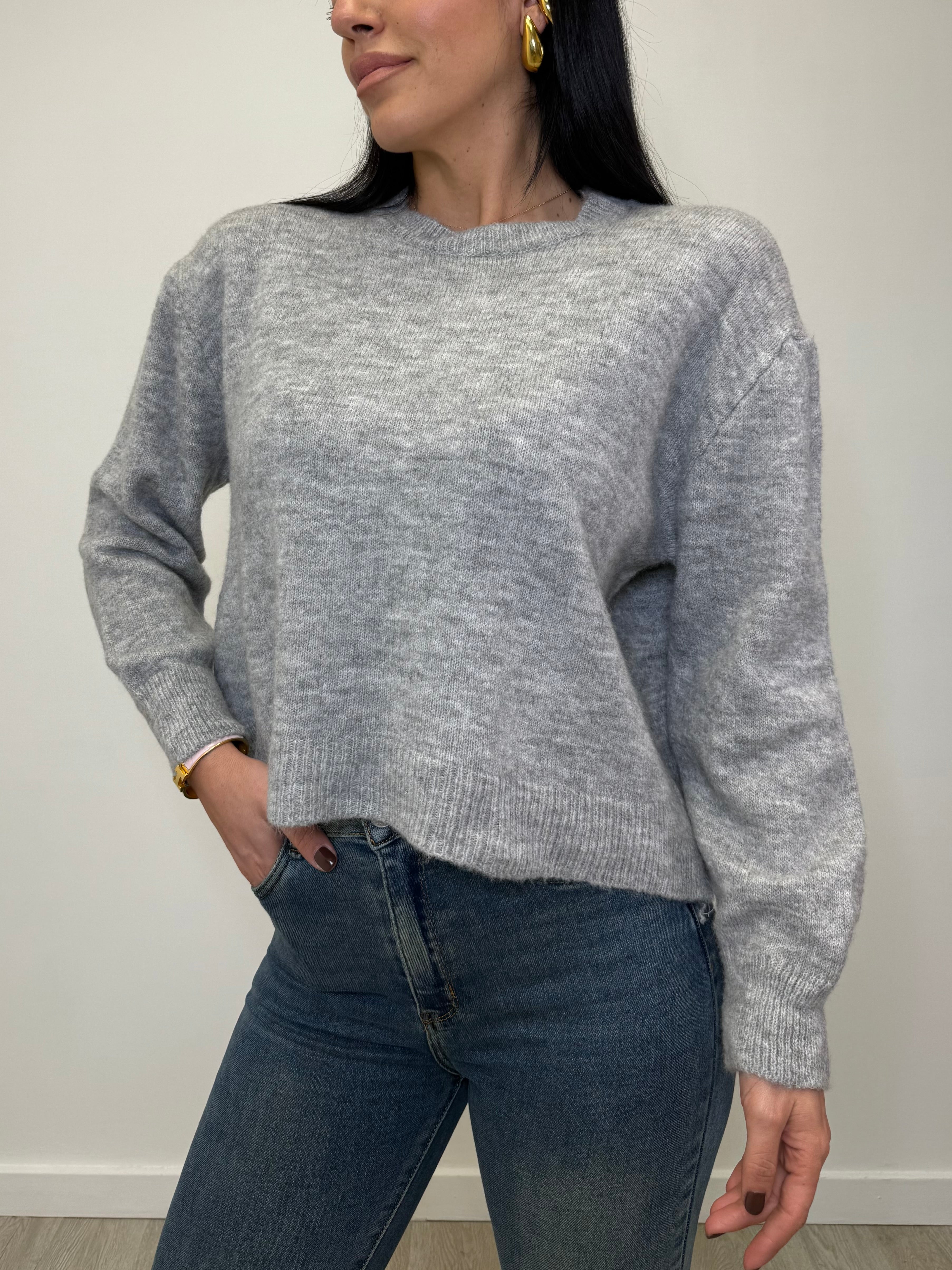 PULL BASIC EFFETTO LANA 0958