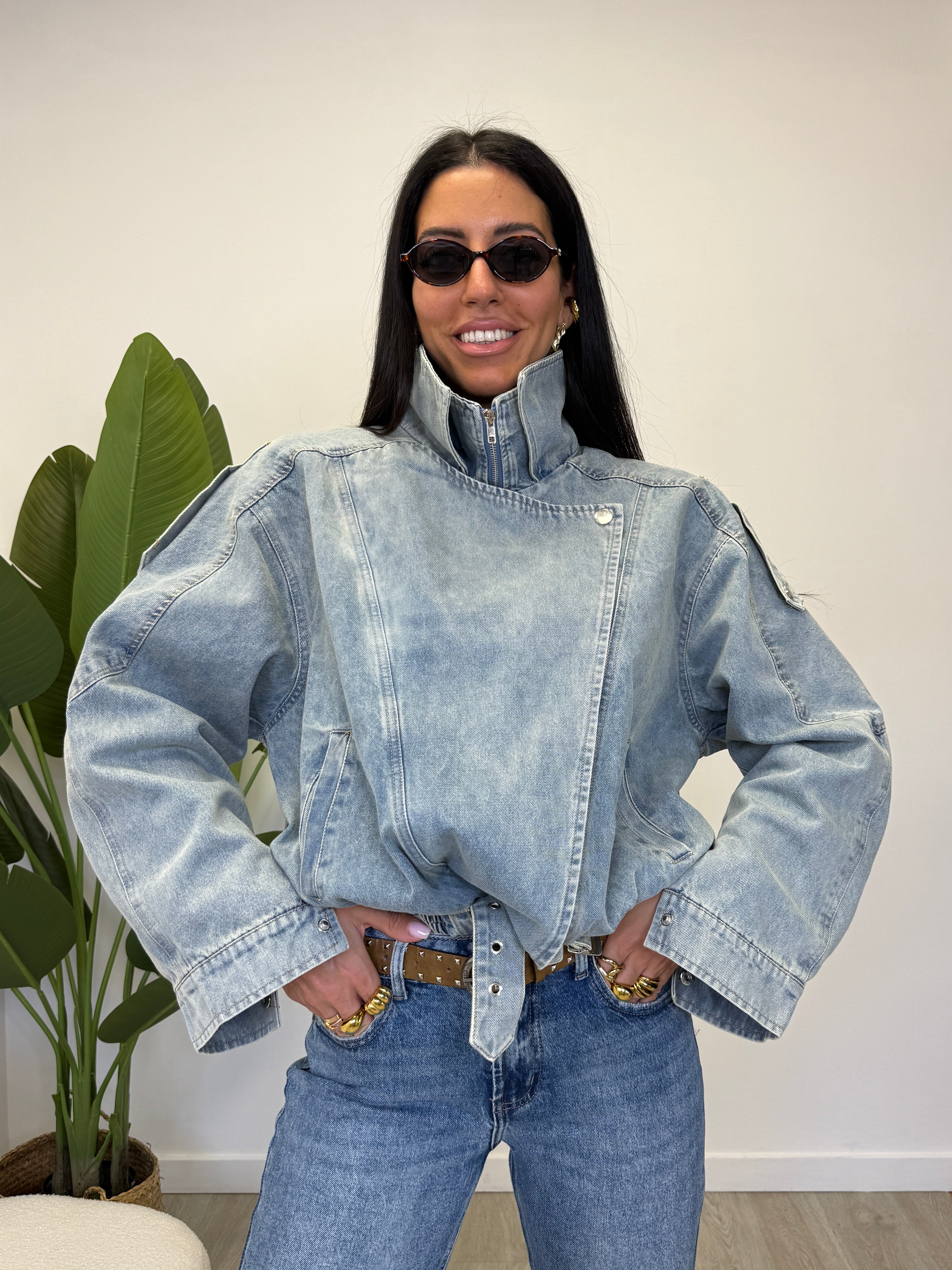 GIUBBINO OVER DENIM X1609