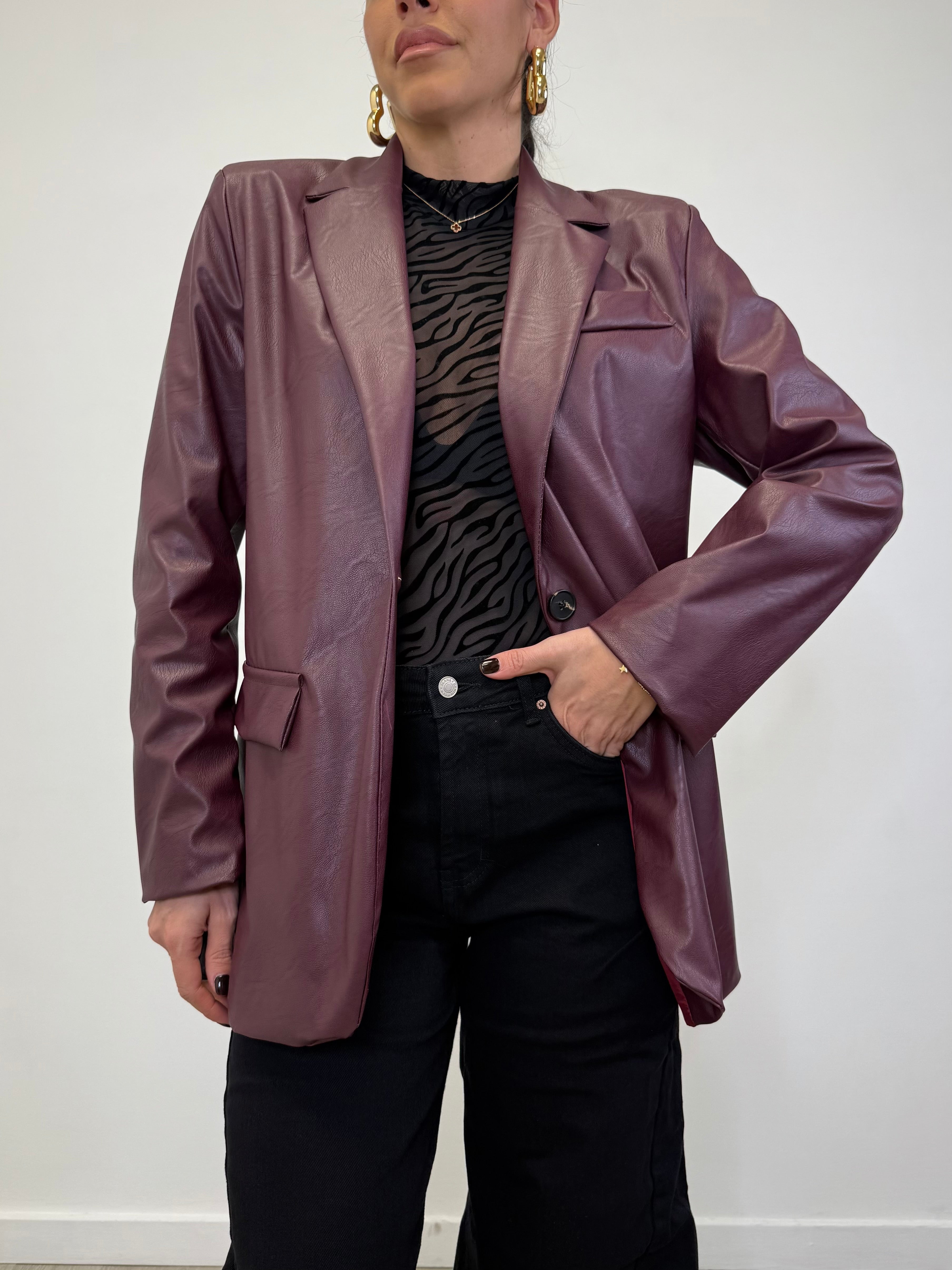 BLAZER SIMILPELLE 11040