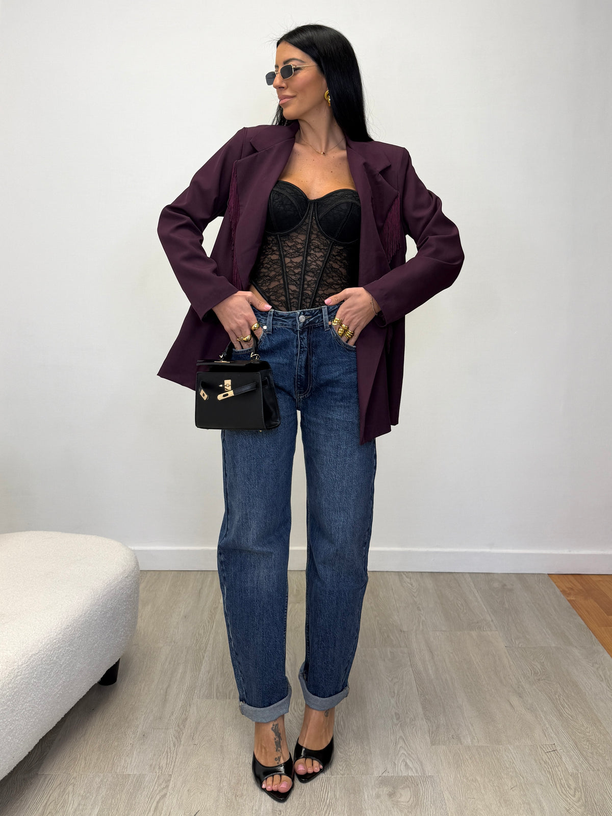 JEANS BAGGY LAVAGGIO SCURO 5700