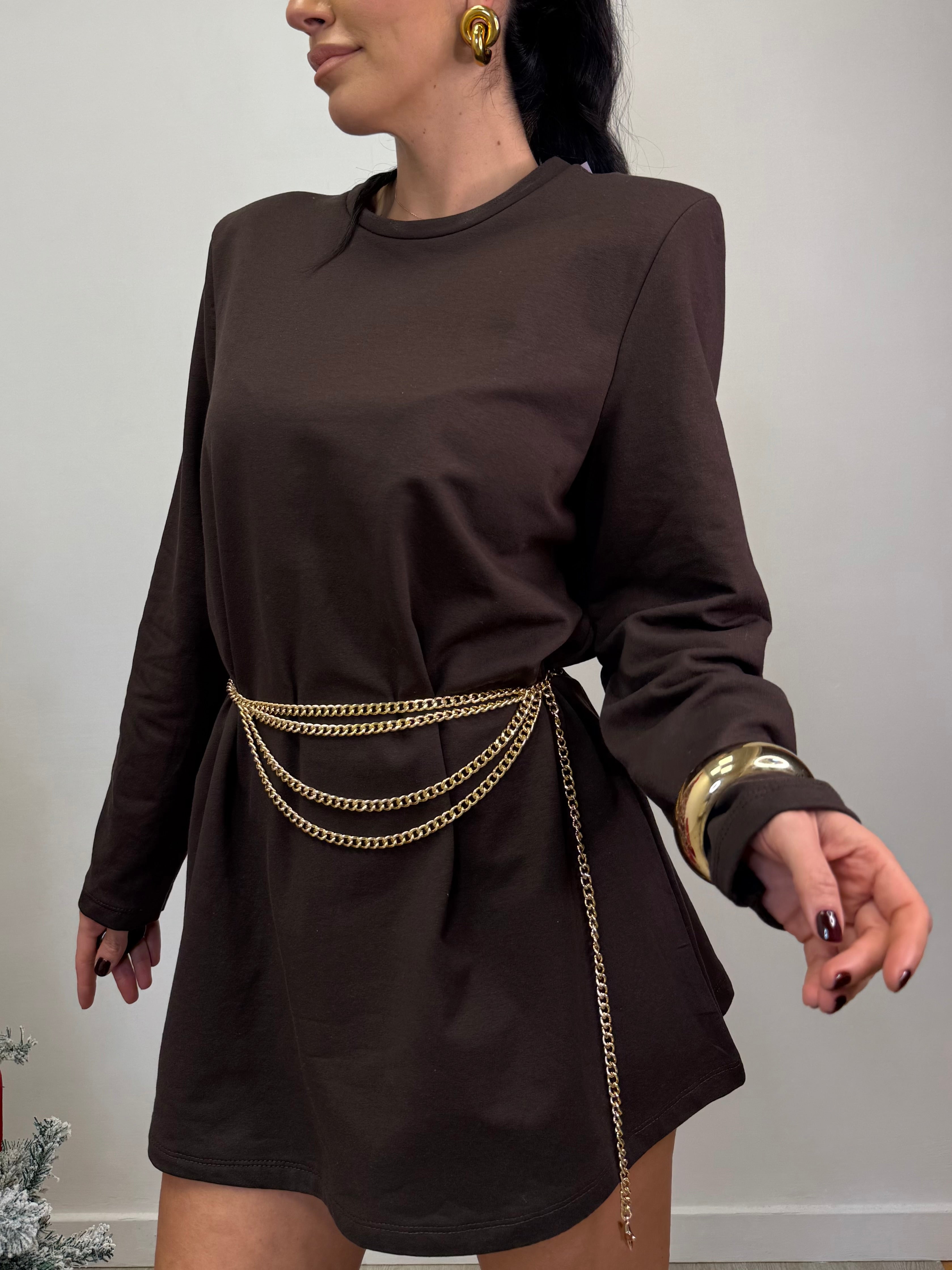 MAGLIA SUPER OVER CON SPALLINE FELPATA 9923