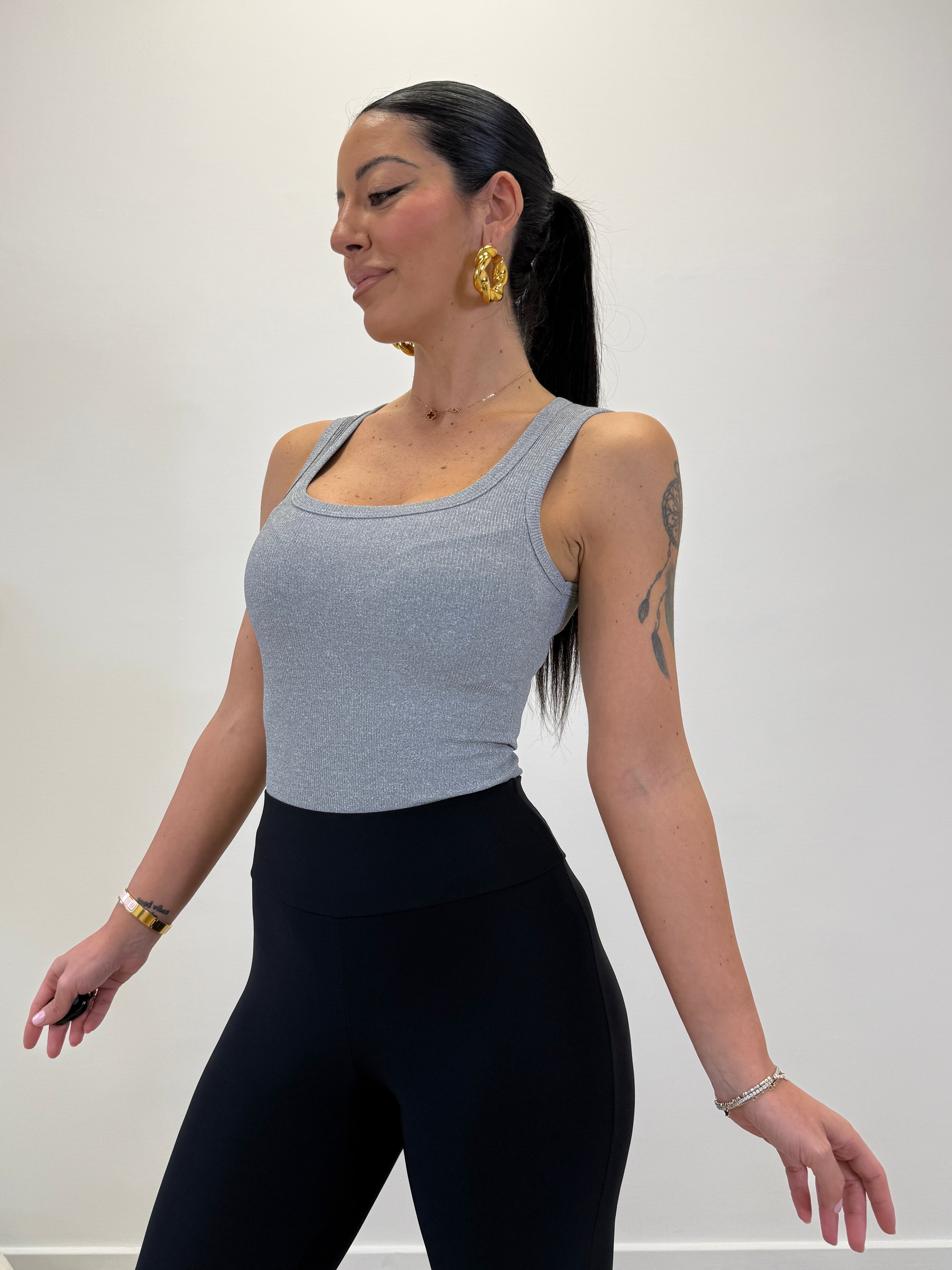 BODY SMANICATO A COSTINE 5596