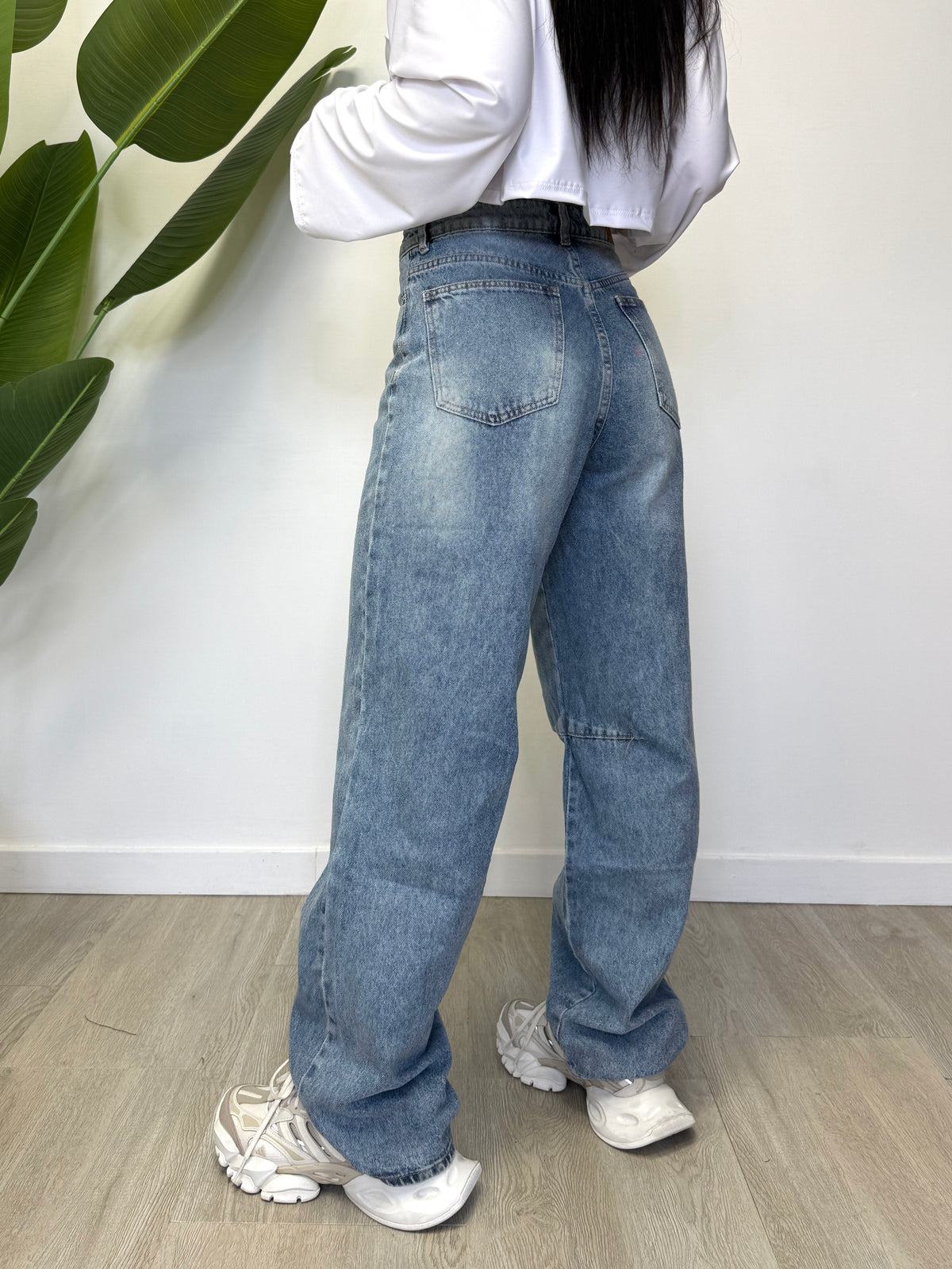 JEANS BAGGY LAVAGGIO CHIARO 2057