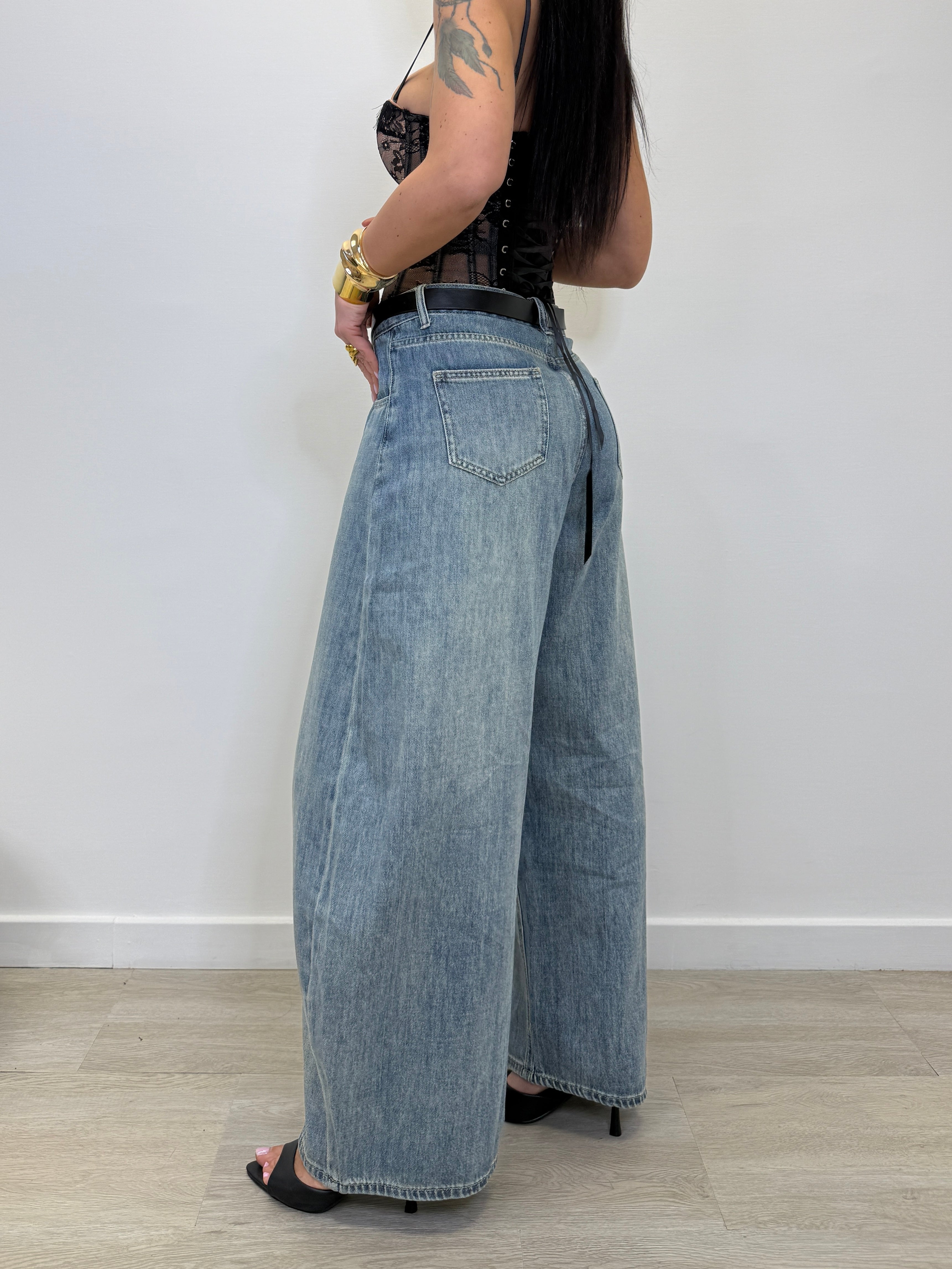 JEANS PALAZZO BAGGY 66352